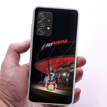 DeinDesign Handyhülle Bayer 04 Leverkusen Stadion Offizielles Lizenzprodukt, Samsung Galaxy A52s 5G Silikon Hülle Bumper Case Handy Schutzhülle