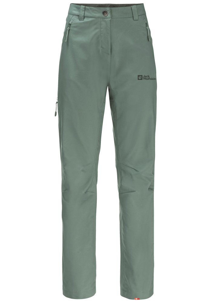 Jack Wolfskin Softshellhose TRACK W PANTS ACTIVE picnic-green