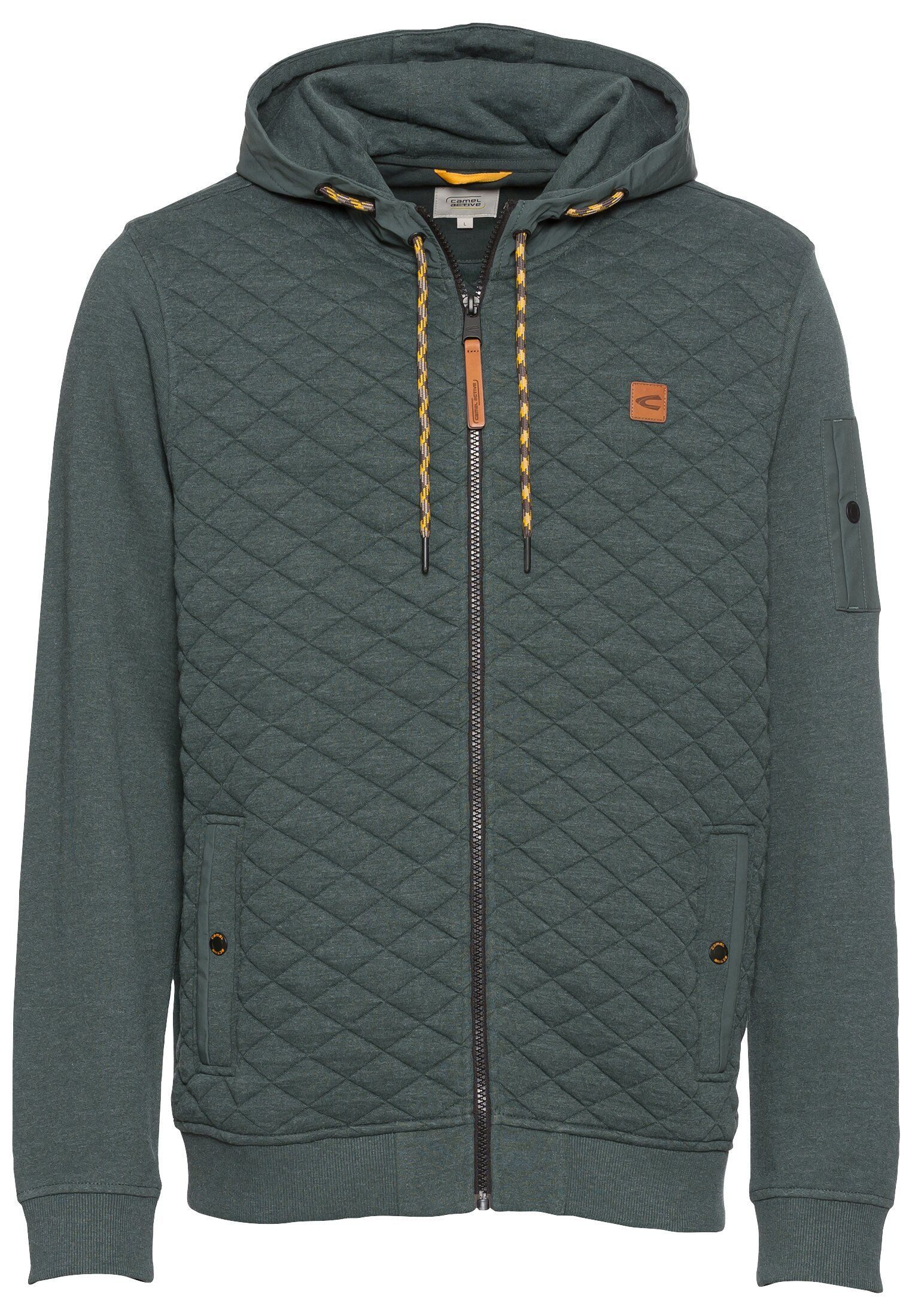 Sweatjacke mit Kapuze Langarm