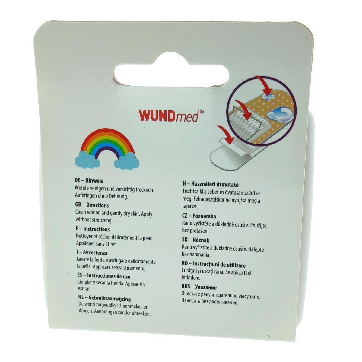 Wundmed Wundpflaster 50 bunte Kinderpflaster - verschiedene Motive (Set, 50 St., Kinderspflaster), Wundpflaster Pflasterstips Heftpflaster Kinderwundpflaster