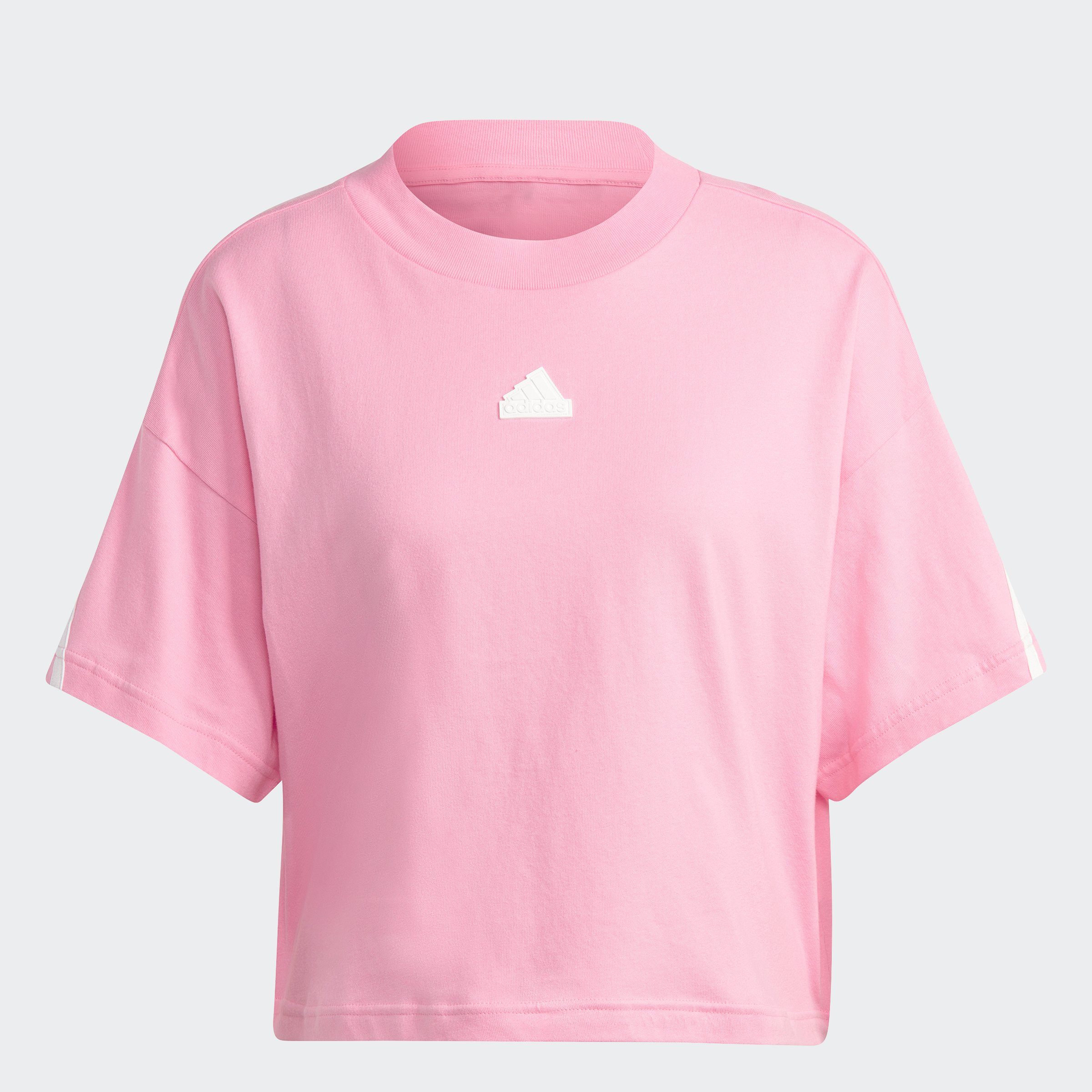 adidas Sportswear T-Shirt FUTURE ICONS Bliss 3-STREIFEN Pink