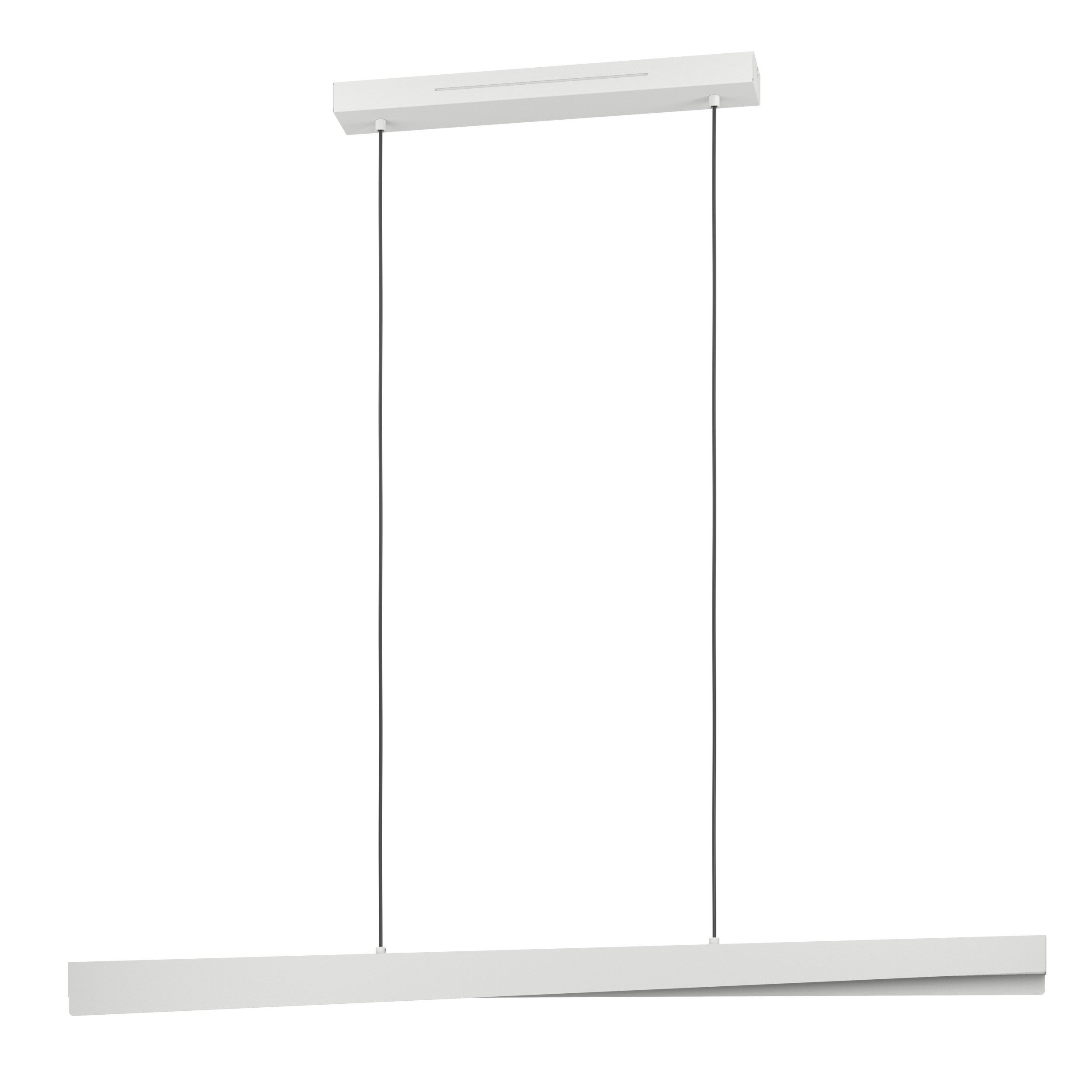 EGLO Hängeleuchte BOLOGNANO-Z Pendellampe - Alu, Stahl - LED - 19W - IP20, Bluetooth, CCT - über Fernbedienung, Dimmfunktion, Farbwechsel, Memoryfunktion, Nachtlichtfunktion, RGB, Weckerfunktion, dimmbar über Fernbedienung, mehrere Helligkeitsstufen, LED fest integriert, Neutralweiß, Kaltweiß, Warmweiß, RGB, Hängelampe, Deckenlampe, Wohnzimmer, Esszimmer, L117 x B7 x H110 cm