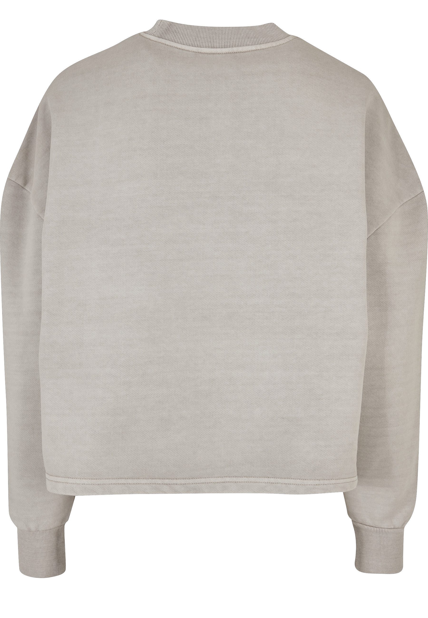 URBAN CLASSICS Sweater Urban Classics Damen Ladies Heavy Terry Garment Dye Crewneck (1-tlg)