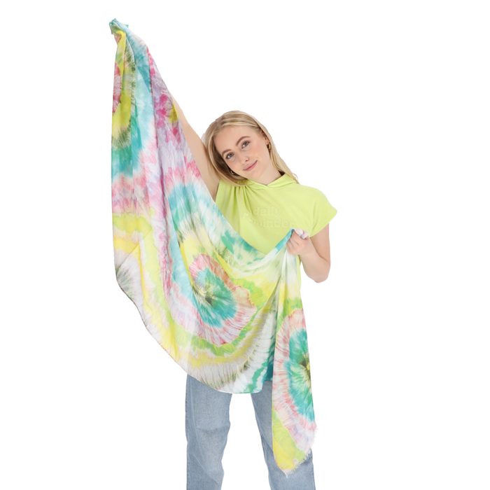 halsüberkopf Accessoires Modeschal Schal Batik in fröhlichen bunten Farben