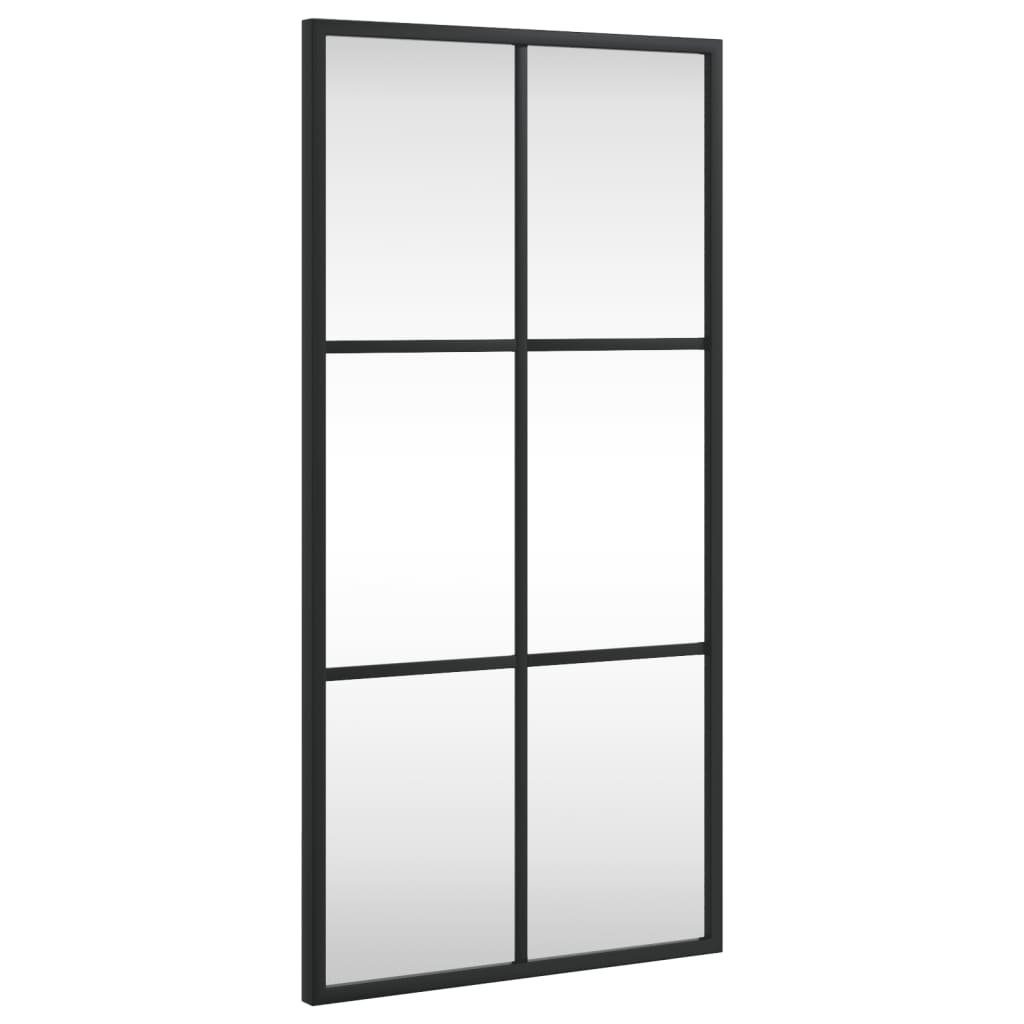 furnicato Wandspiegel Schwarz 30x60 cm Rechteckig günstig online kaufen