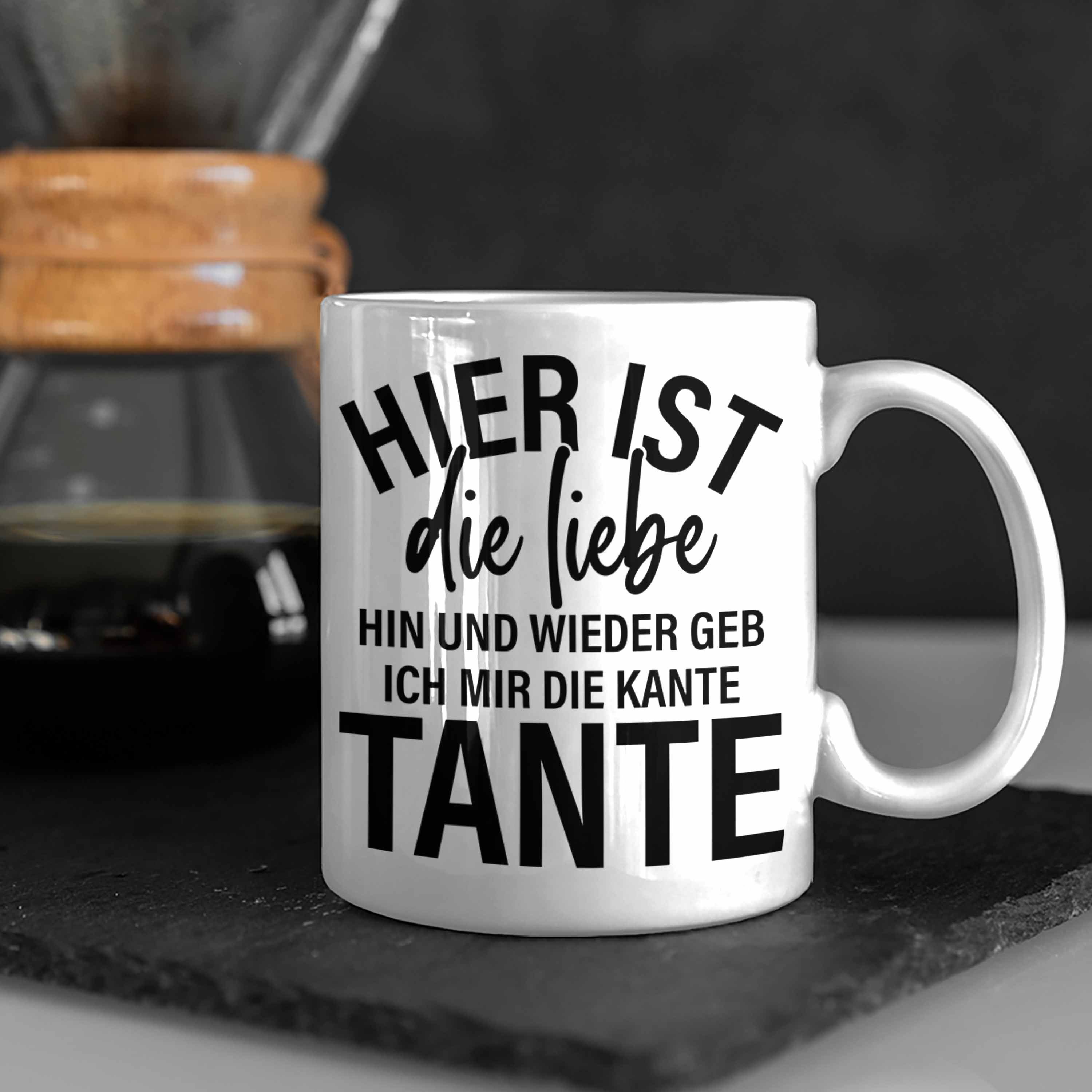 Trendation Tasse Mir Geschenk Tasse Kante - Geb Ich Geburtstag Lustig Weiss Die Trendation Tante