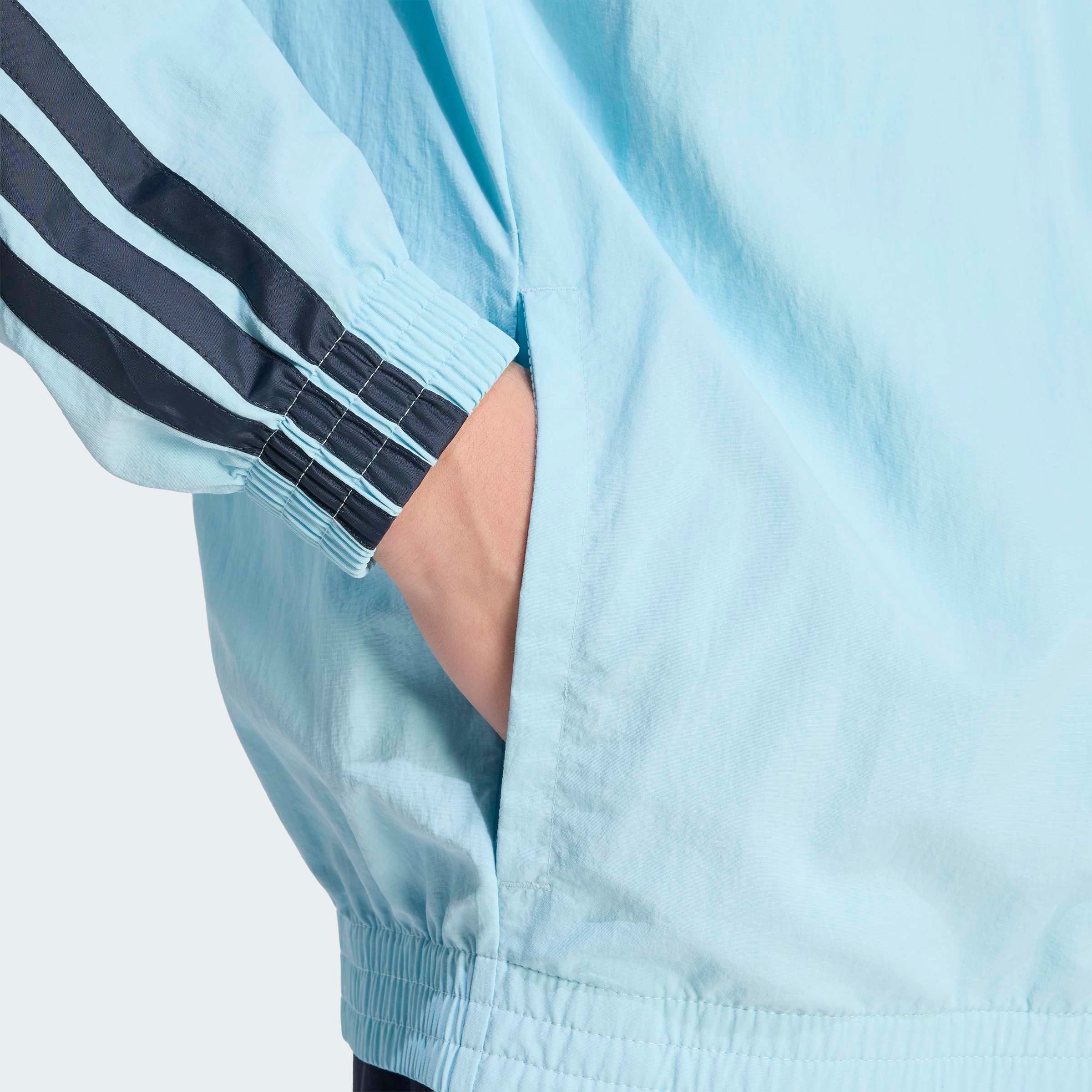 adidas Sportswear Rollkragenpullover ESSENTIALS TRACK, 3-STREIFEN, GEWEBT