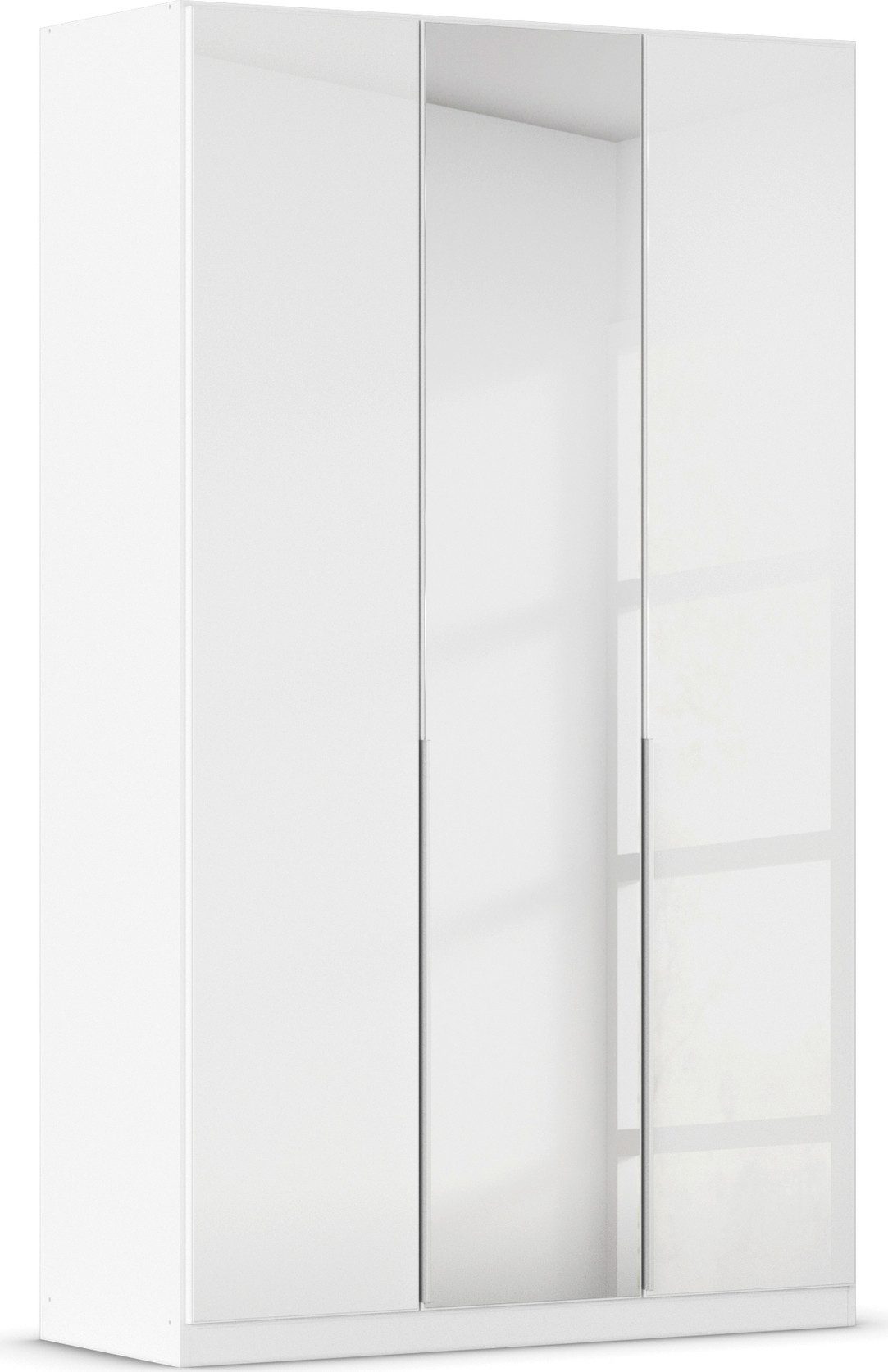 OTTO home Drehtürenschrank Kleiderschrank Schrank Garderobe AGORDO mit Glasfront und Spiegel (in zwei Griff-Farben, Breiten 91-405 cm) durchdachte Innenausstattung, in 8 Breiten und 2 Höhen MADE IN GERMANY