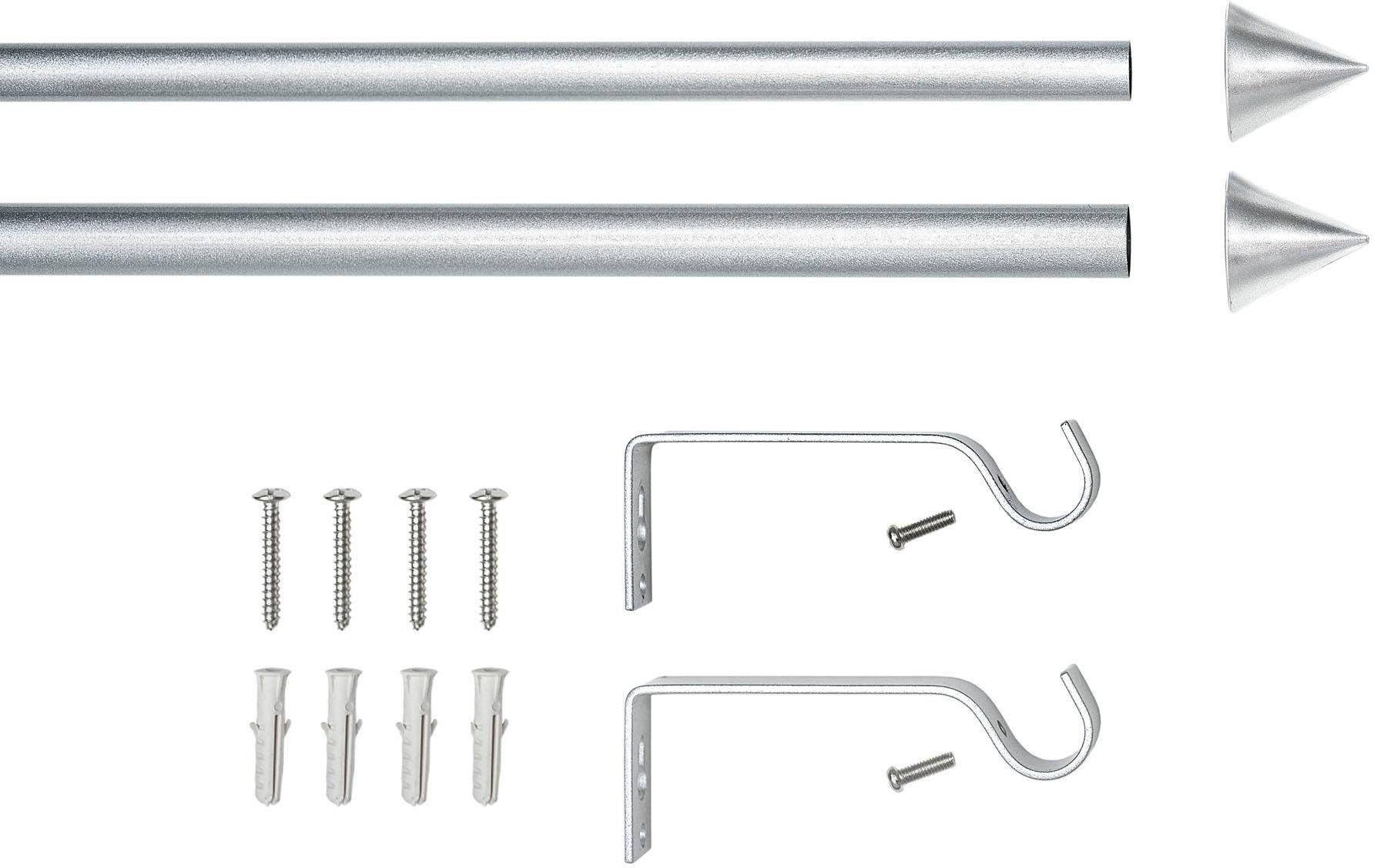 Good Life Gardinenstange Emmi, Ø 16 mm, 1-läufig, ausziehbar, verschraubt, günstig online kaufen