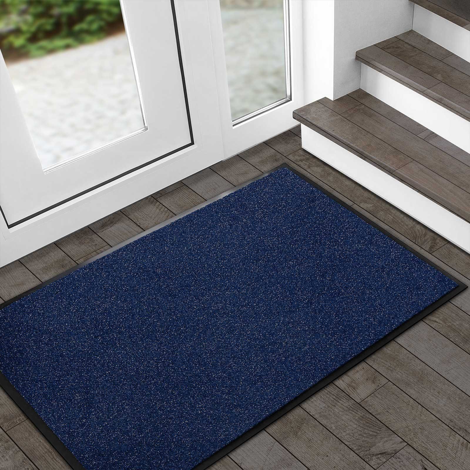 Fußmatte »Schmutzfangmatte Flash Blau, Matte in vielen Größen,  Sauberlaufmatte«, Floordirekt, Höhe: 5.5 mm