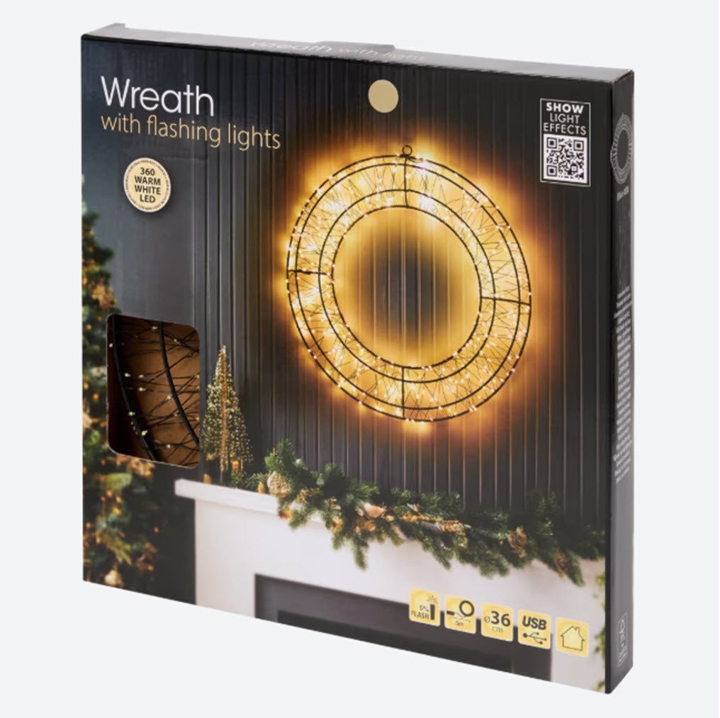 ZD Trading LED-Lichterkette Lichtkugel 14 Draht 140 LED 30 cm warmweiss in günstig online kaufen
