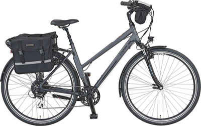 Prophete E-Bike »Entdecker e9000 Damen«, 8 Gang Shimano Acera Schaltwerk, Kettenschaltung, Heckmotor 250 W