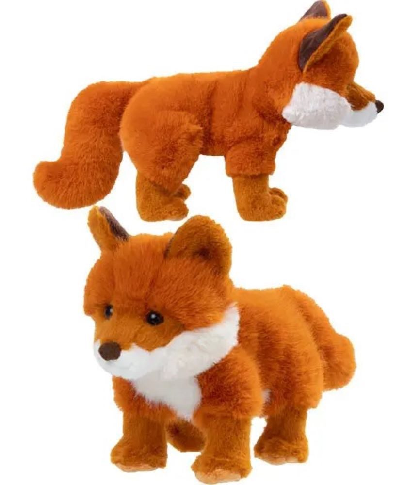 Bukowski Kuscheltier Kuscheltier Fuchs Chagiya 13 cm orange/weiß Antistress-Tier (Stofffuchs Plüschfuchs Füchse, Stofftiere Plüschtiere Baby Kinder Spielzeug)
