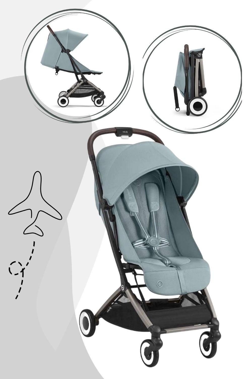 Cybex Kinder-Buggy Orfeo (ab Geburt bis 4 Jahre)