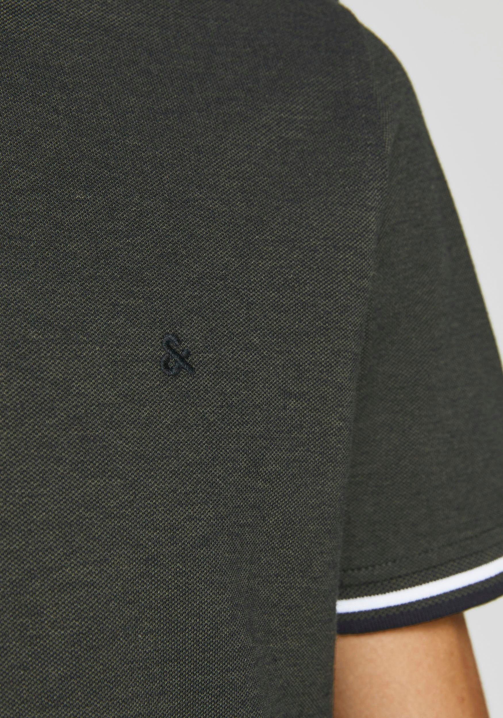 Jack & Jones Poloshirt JJEPAULOS Poloshirt mit klassischem Kragen und figurbetonter Form Logostickerei, modisch, schmal, Baumwolle, Polokragen. Reduzierter Preis € 17,45. Unverbindliche Preisempfehlung € 29,99