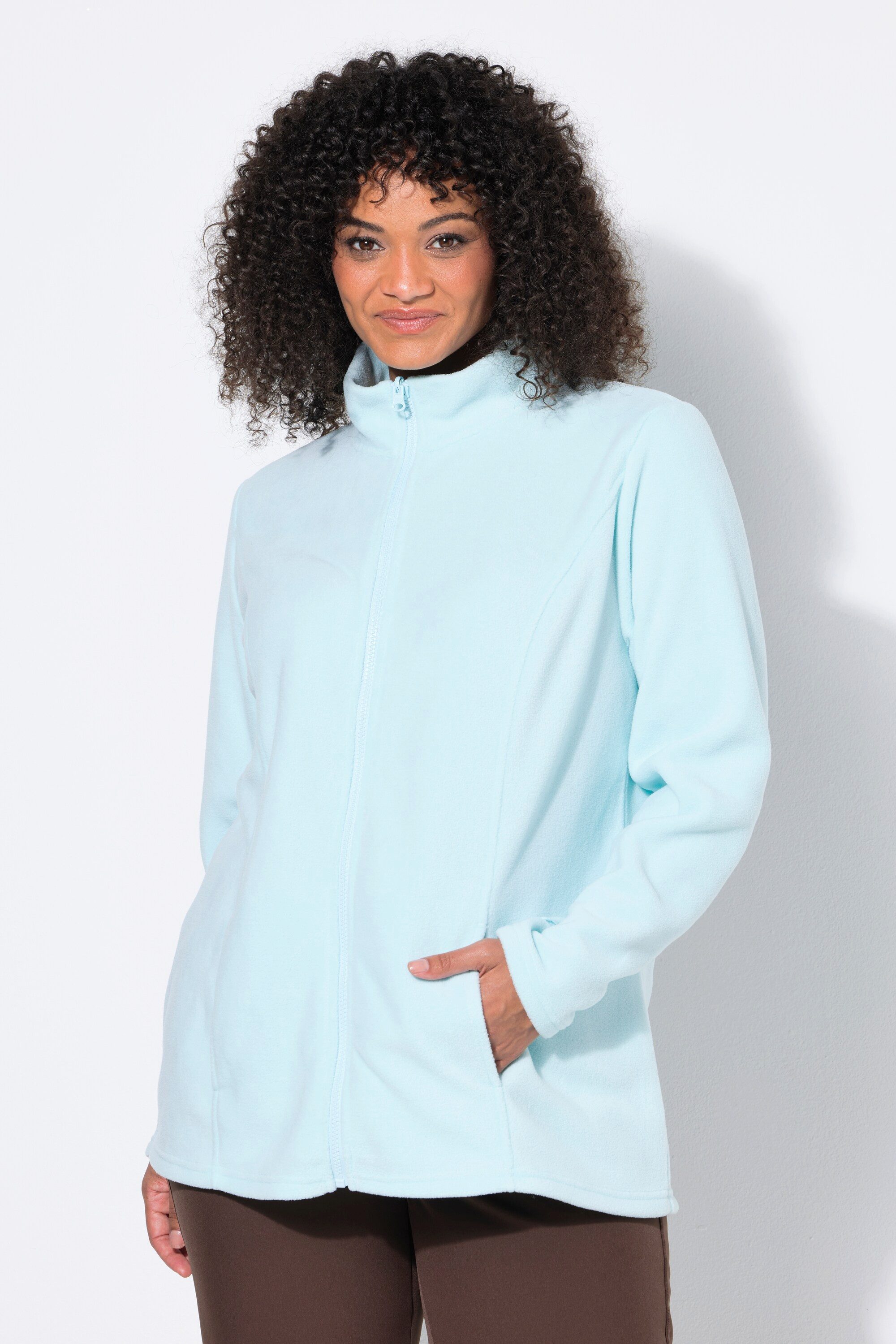 Ulla Popken Sweatjacke Fleecejacke Baukastensystem Innenjacke recycelt Bestseller