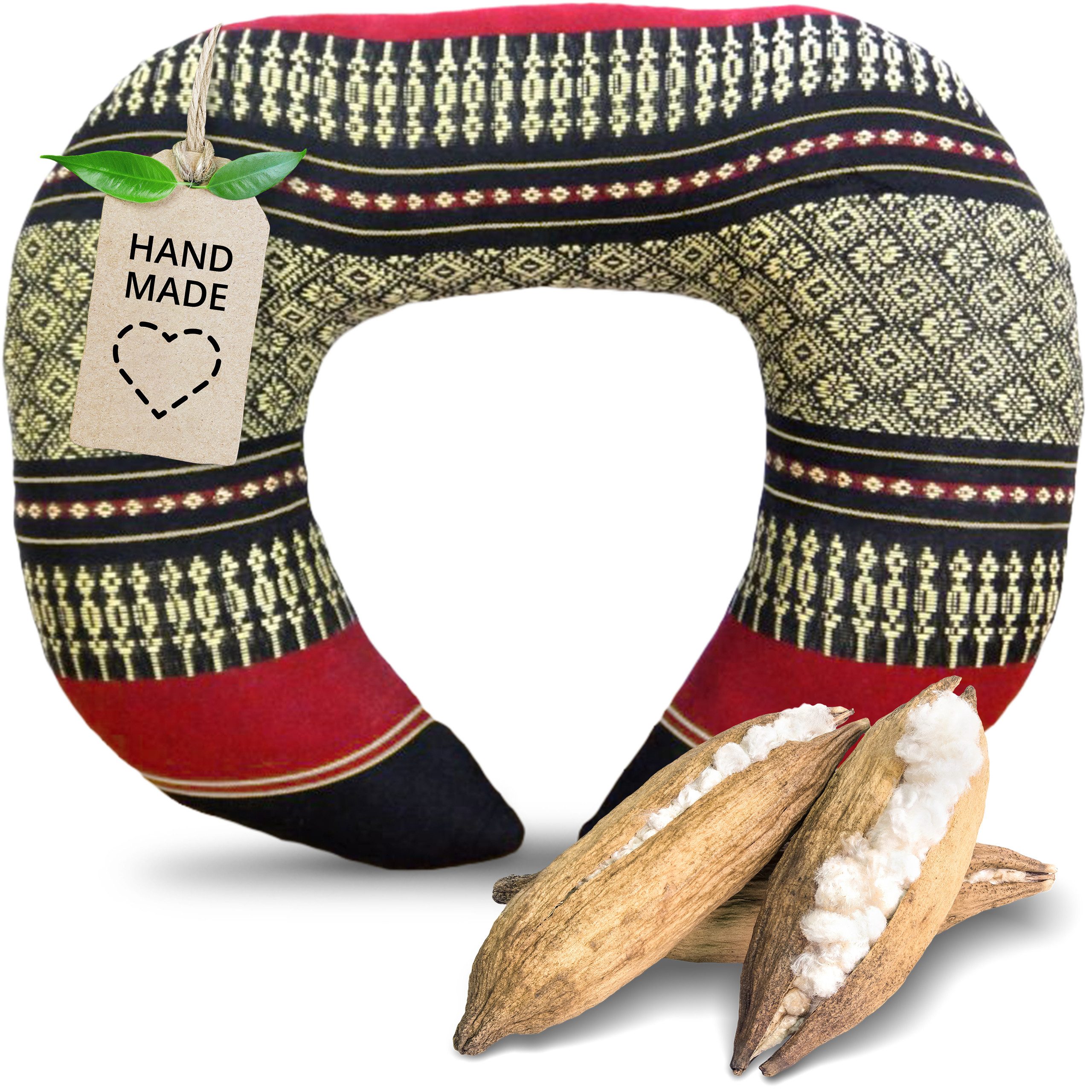 livasia Шея белка Шея белка, vegan und handgefertigt, 24x28x7cm, Kapok