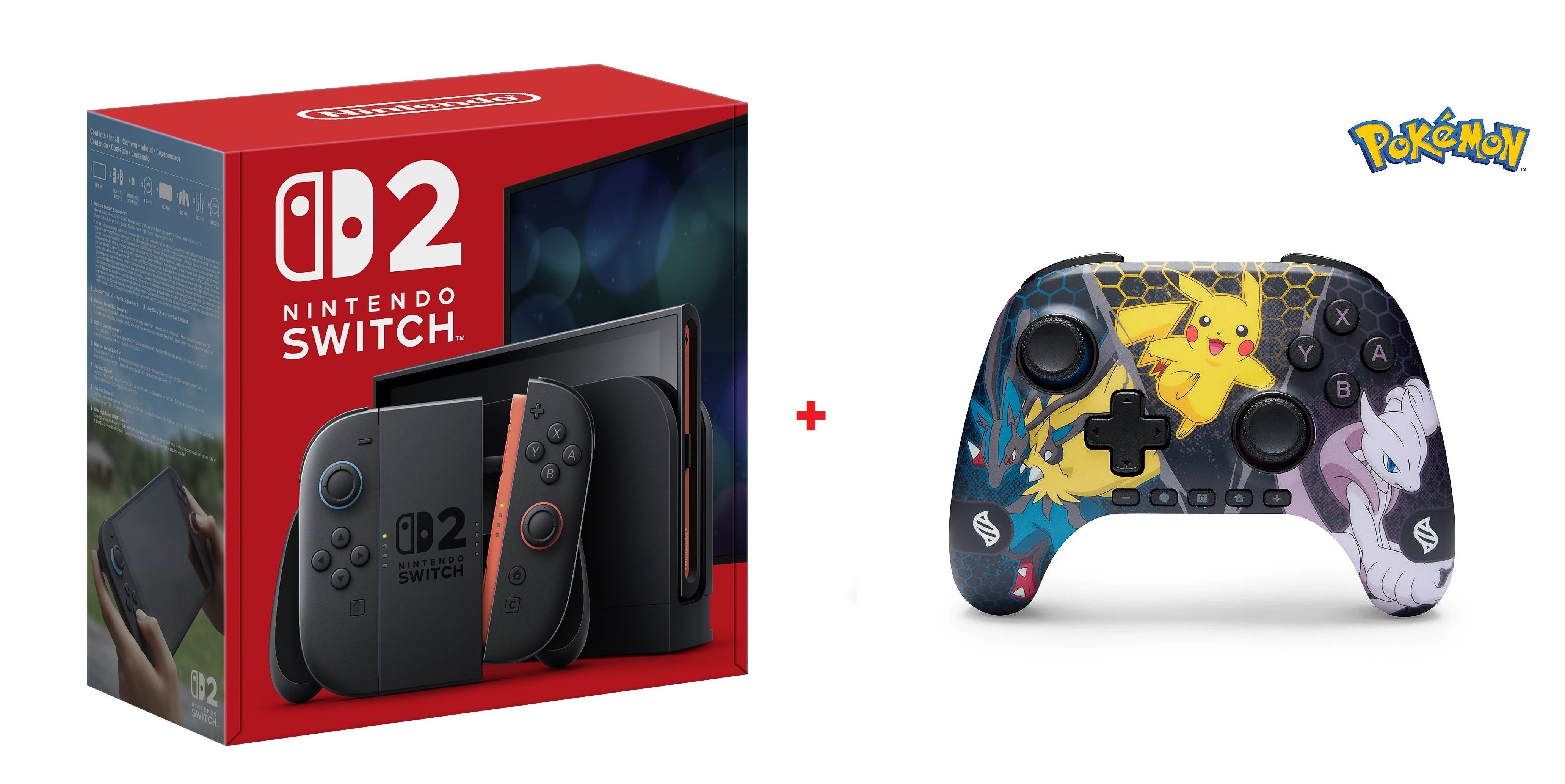 Nintendo Switch 2 Switch 2 Konsole + PowerA Wireless Controller (Bundle)