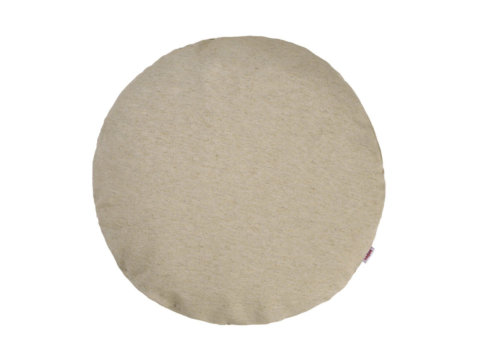 beties Kissenhülle Wunschton, (1 Stück), runder Kissenbezug 100 cm melange-beige
