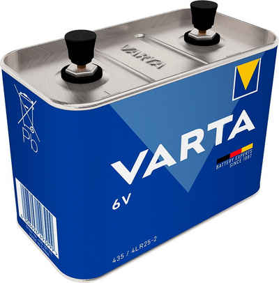 VARTA 1 Varta Spezialbatterie 435 4LR25-2 Zink-Kohle Batterie 6V 35.000 mAh Batterie