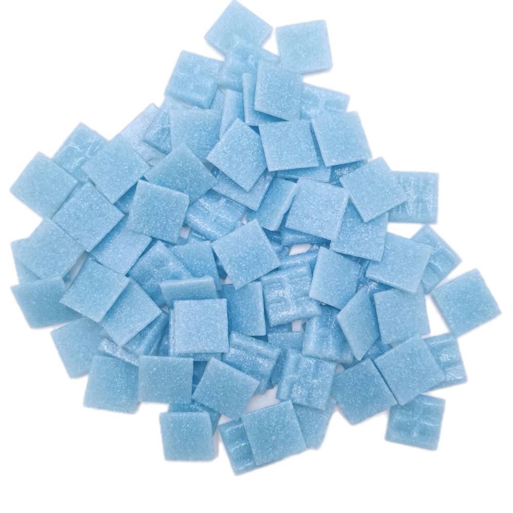 Armena Mosaikfliesen Glasmosaikfliesen Bastel Mosaiksteine 2cm(900g) für Deko & Handarbeit, blau