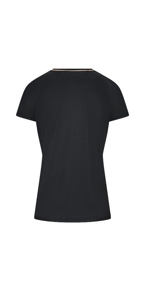 VICTOR T-Shirt Sport-Shirt T-64102 C (100% Polyester) schwarz Damen