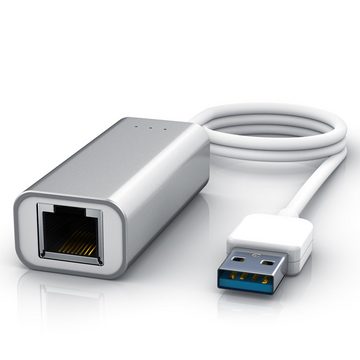 CSL Netzwerk-Adapter USB Typ A zu RJ-45 (Ethernet), USB 3.2 Gen1 Gigabit Ethernet Netzwerkadapter RJ45 extern - USB 3.0
