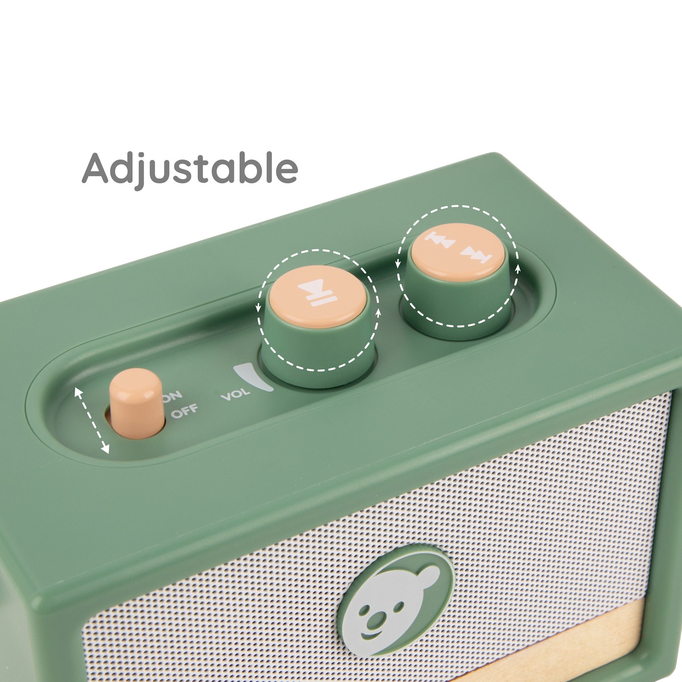 Classic World Classic World - Musik-Box - Mikrofon im Retro-Design - 3Y+ Karaoke-Maschine