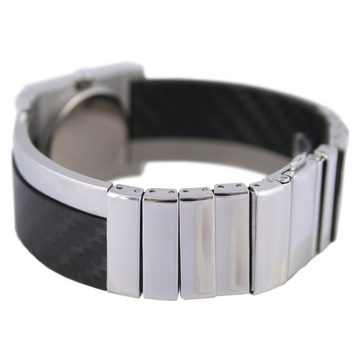 ARISTO Quarzuhr Aristelle, Damenuhr mit Armband aus Carbon und Edelstahl