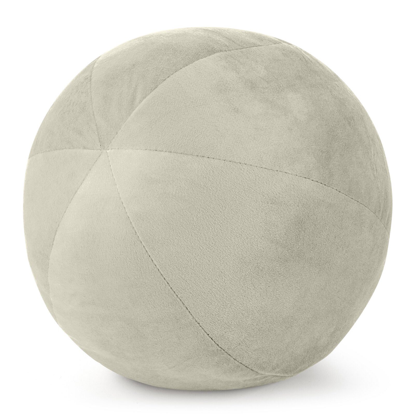 Eurofirany Dekokissen Kugelkissen Kugelformiges Kissen Ball Samt Velvet, besonders weich, dekorativ und designvoll 24 cm
