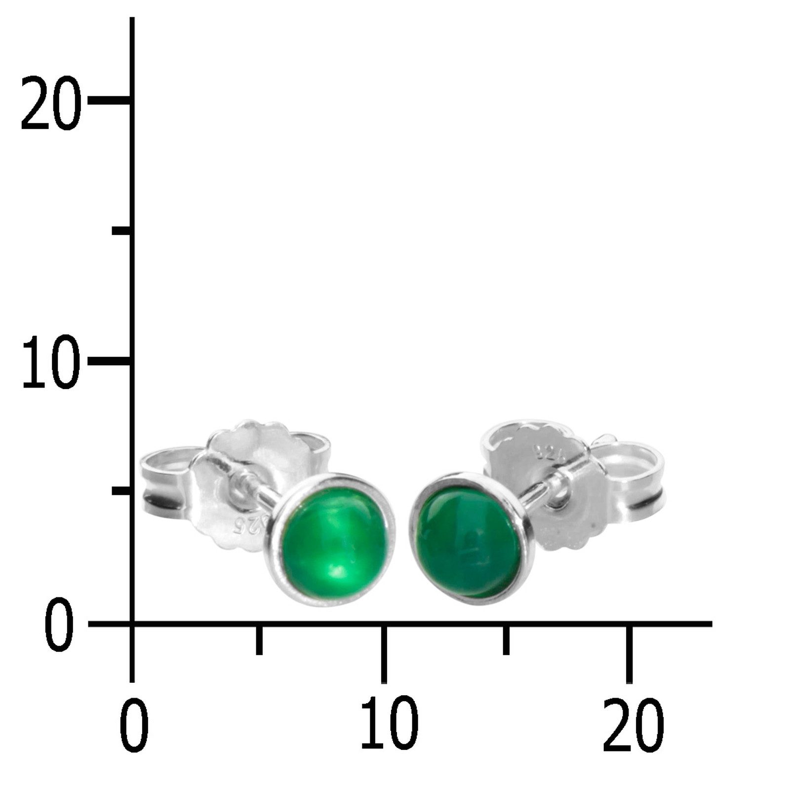 OSTSEE-SCHMUCK Paar Ohrstecker Ostsee-Schmuck Ohrstecker Classic 4 mm Ohrstecker Classic 4 mm (2-tlg)