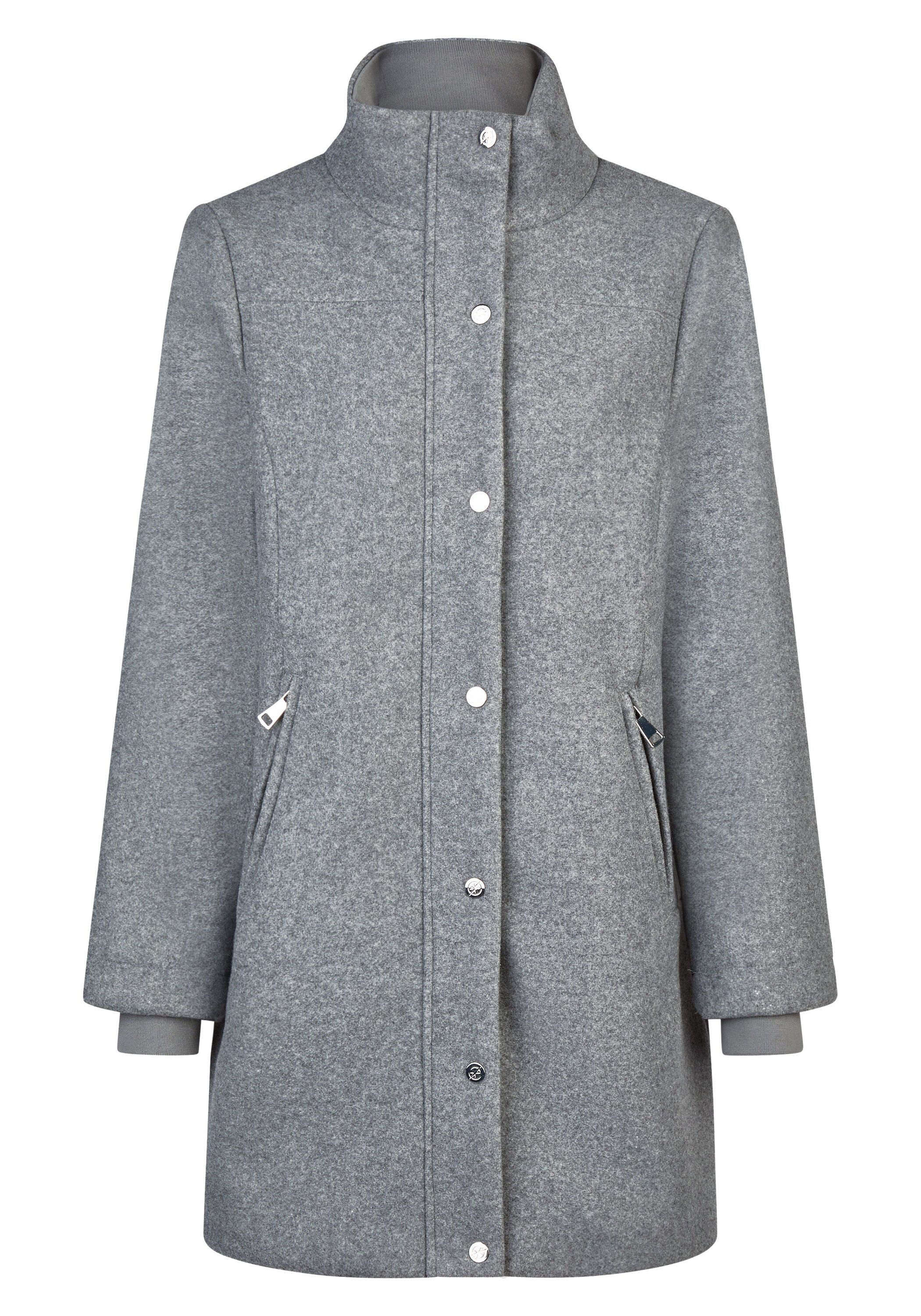 NAVIGAZIONE Langmantel in Kochwolloptik günstig online kaufen
