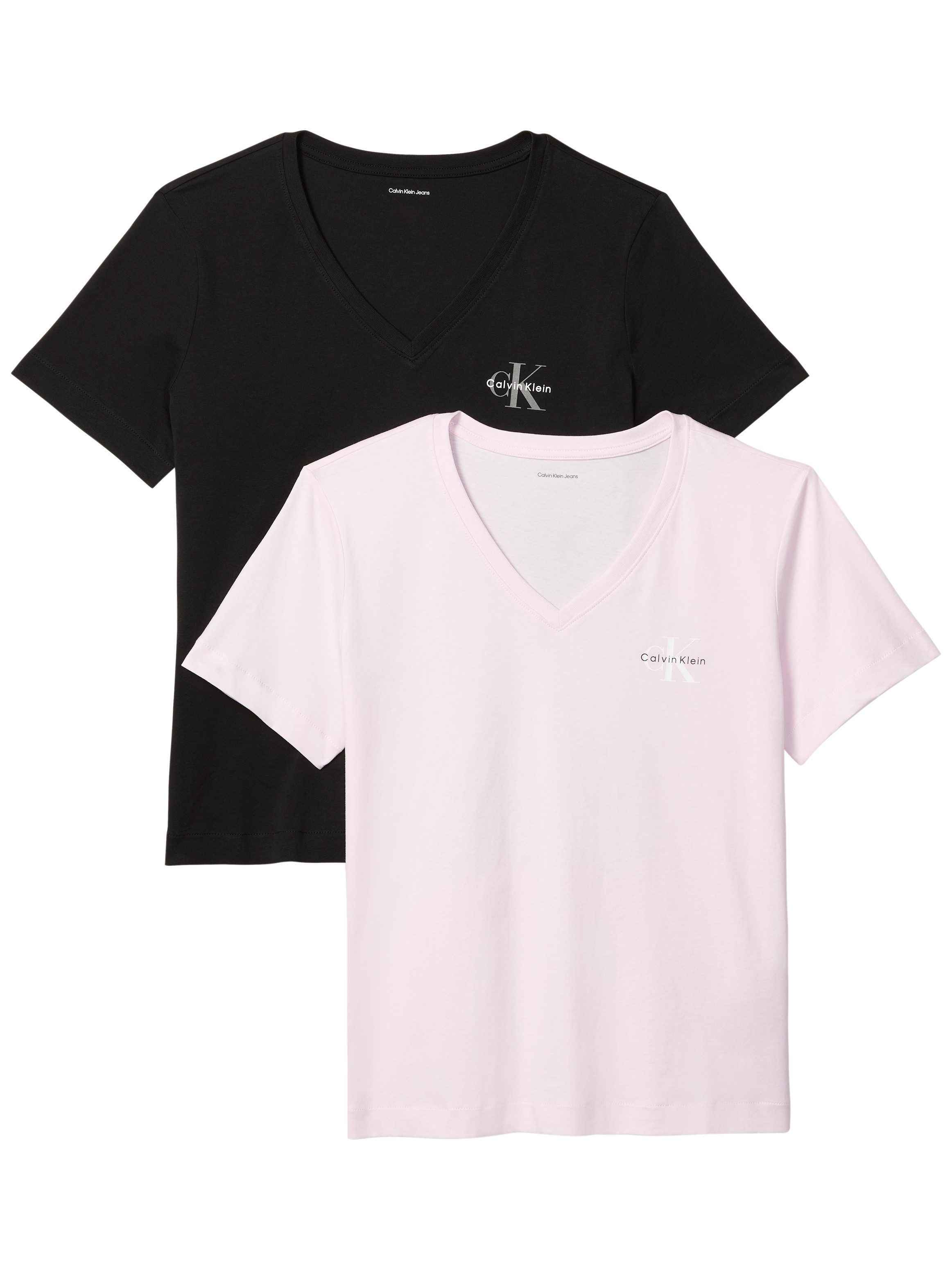 Calvin Klein Jeans T-Shirt MONOLOGO VNK 2PACK TEE (Packung, 2-tlg., 2er-Pack), Logoschriftzug