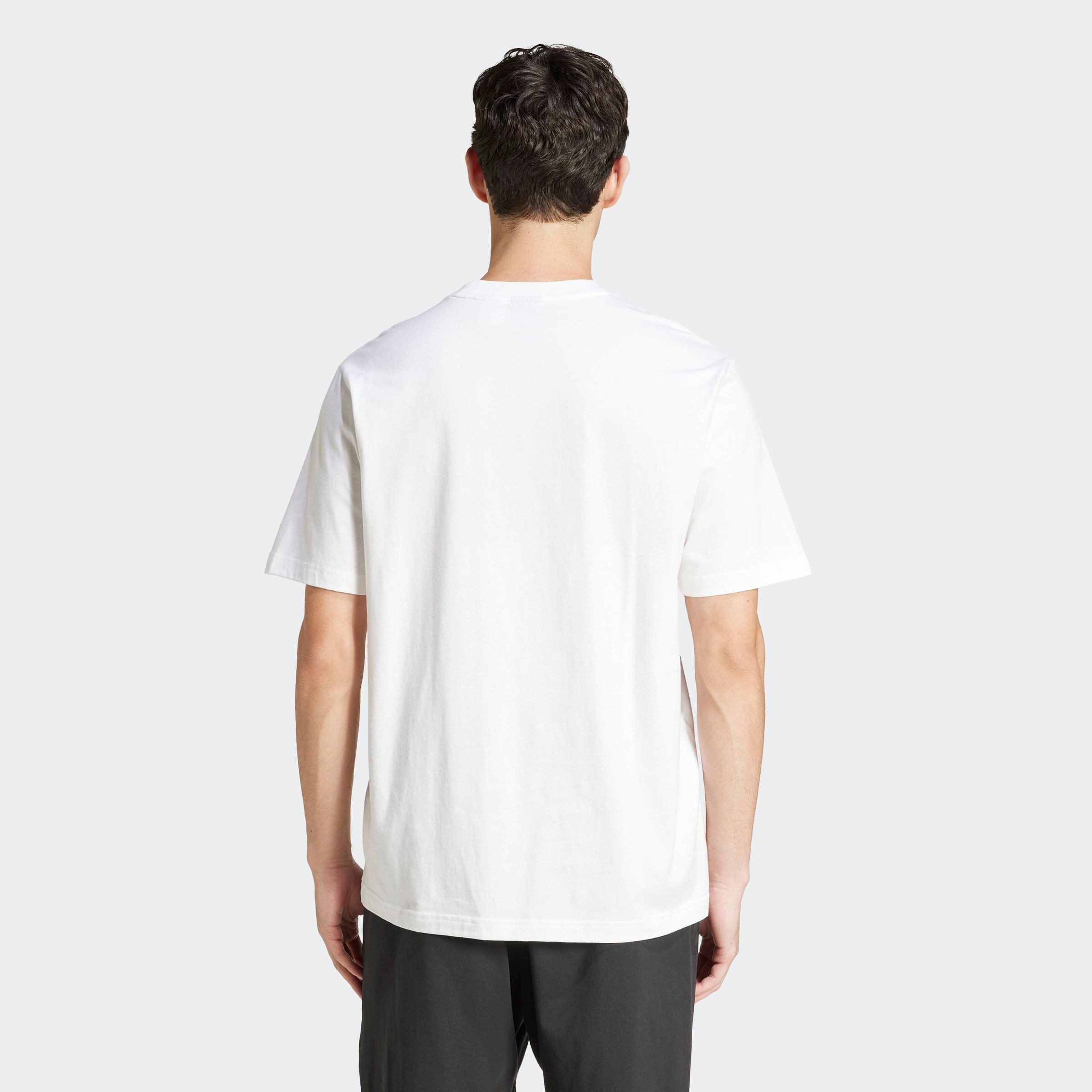 adidas Sportswear T-Shirt M LIN SJ T überschnittene Schultern, Kurzarmdesign, aus Baumwolljersey