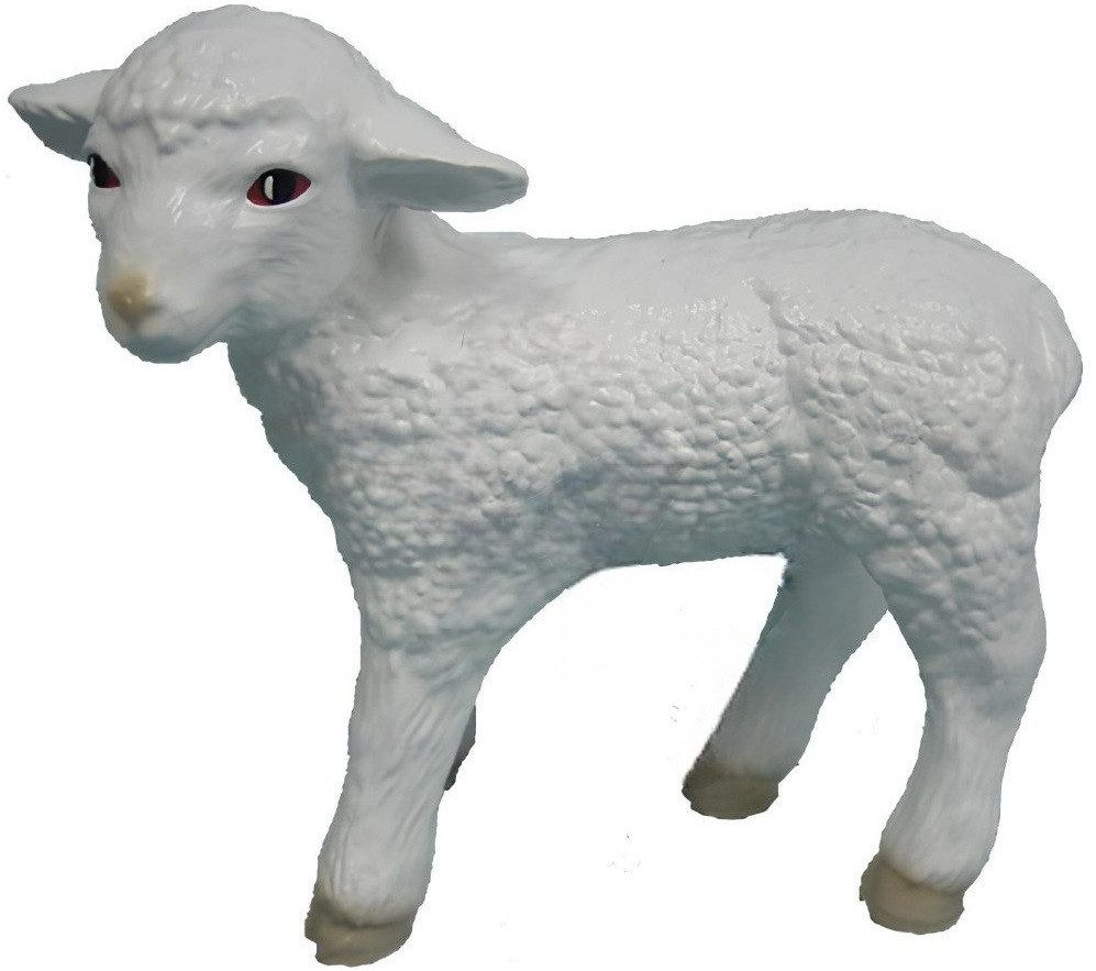 Xlmoebel Skulptur Rotkäppchen Figur mit Wolf aus wetterfestem Polyresin für den Garten (Figur, Rotkäppchen Material: Kunststoff/Acryl 30 cm), Hergestellt in Europa