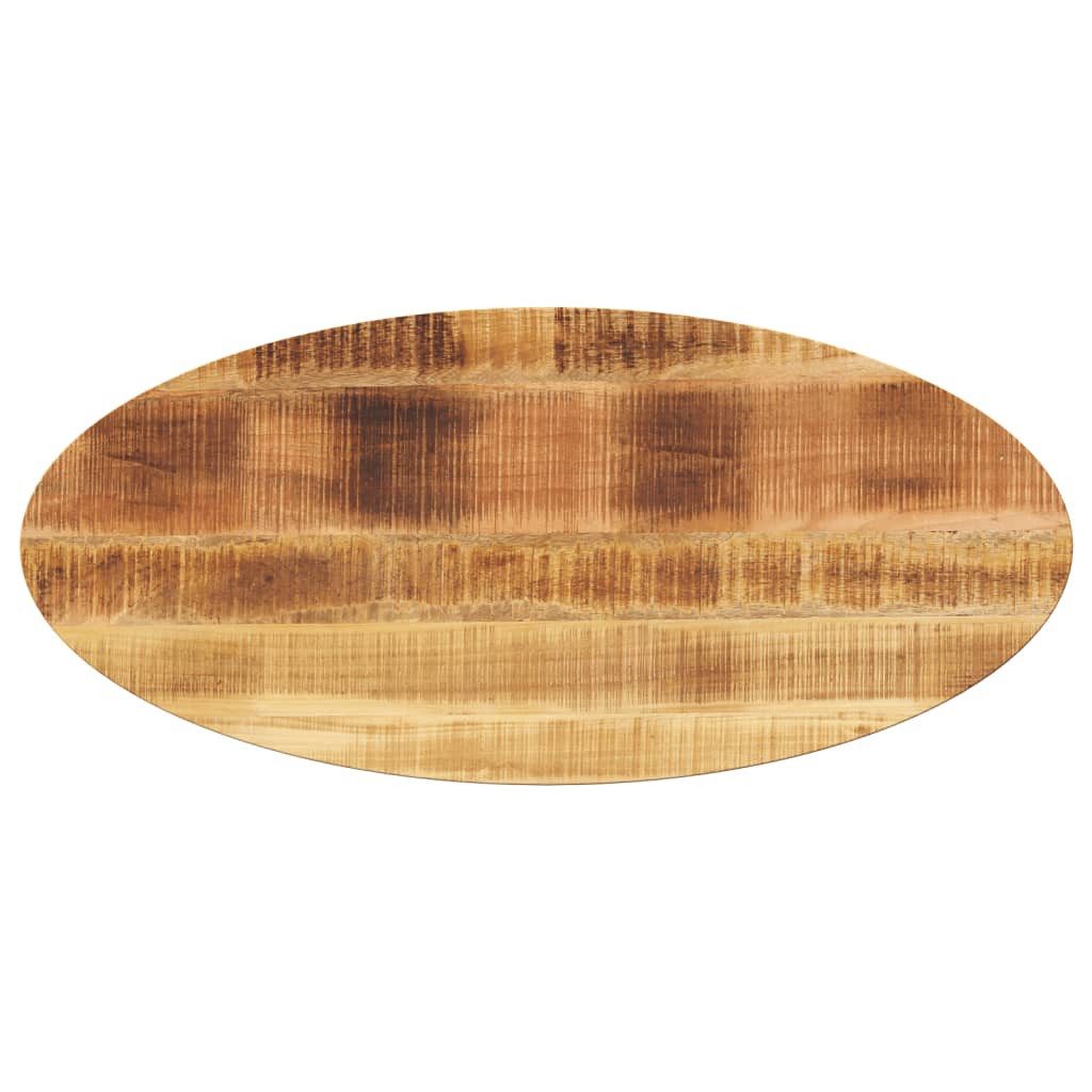 vidaXL Tischplatte Tischplatte 90x40x2,5 cm Oval Massivholz (1 St)