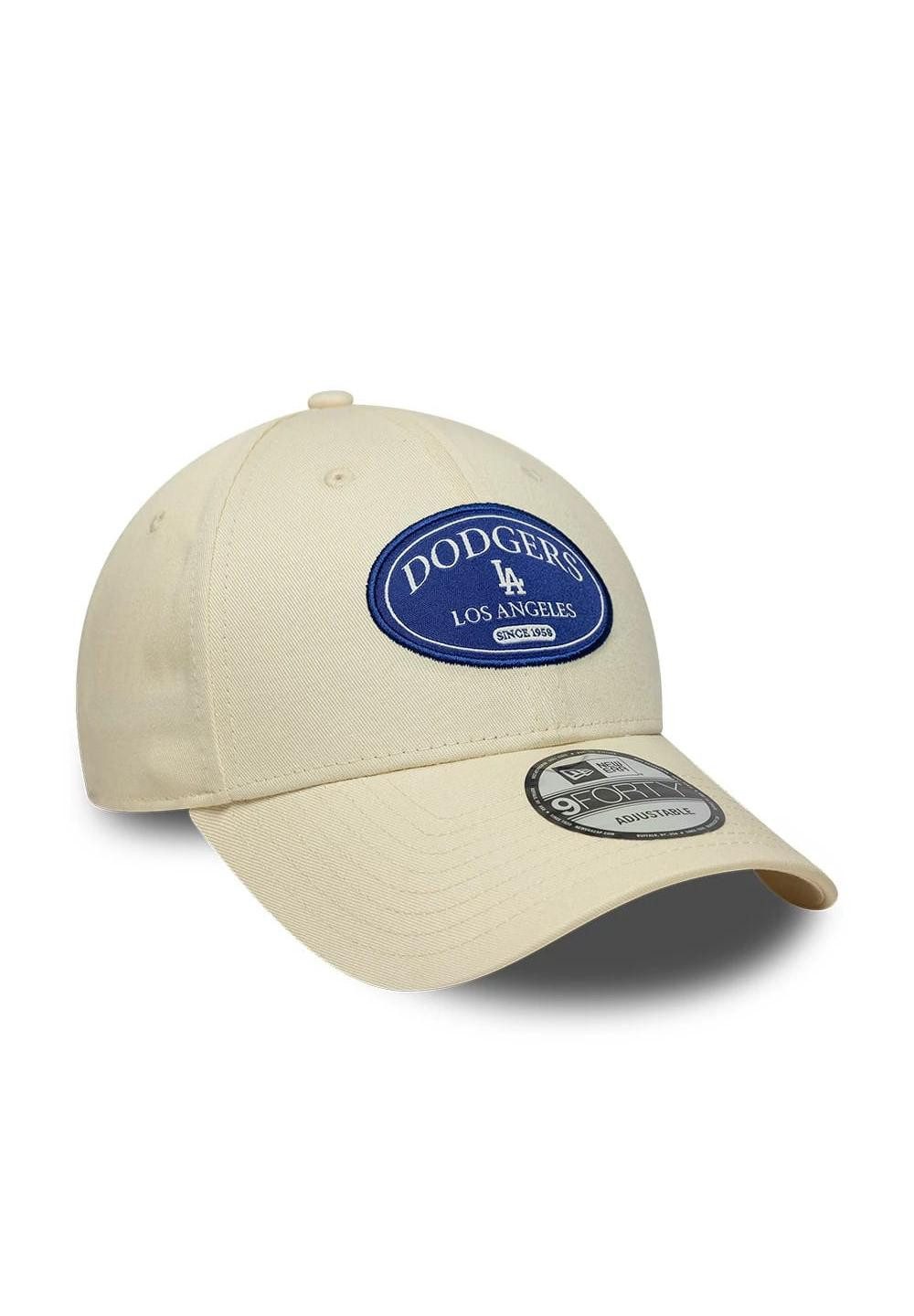 New Era Baseball Cap Los Angeles Dodgers Patch 9Forty Adjustable Cap New Era Beige (1-St)