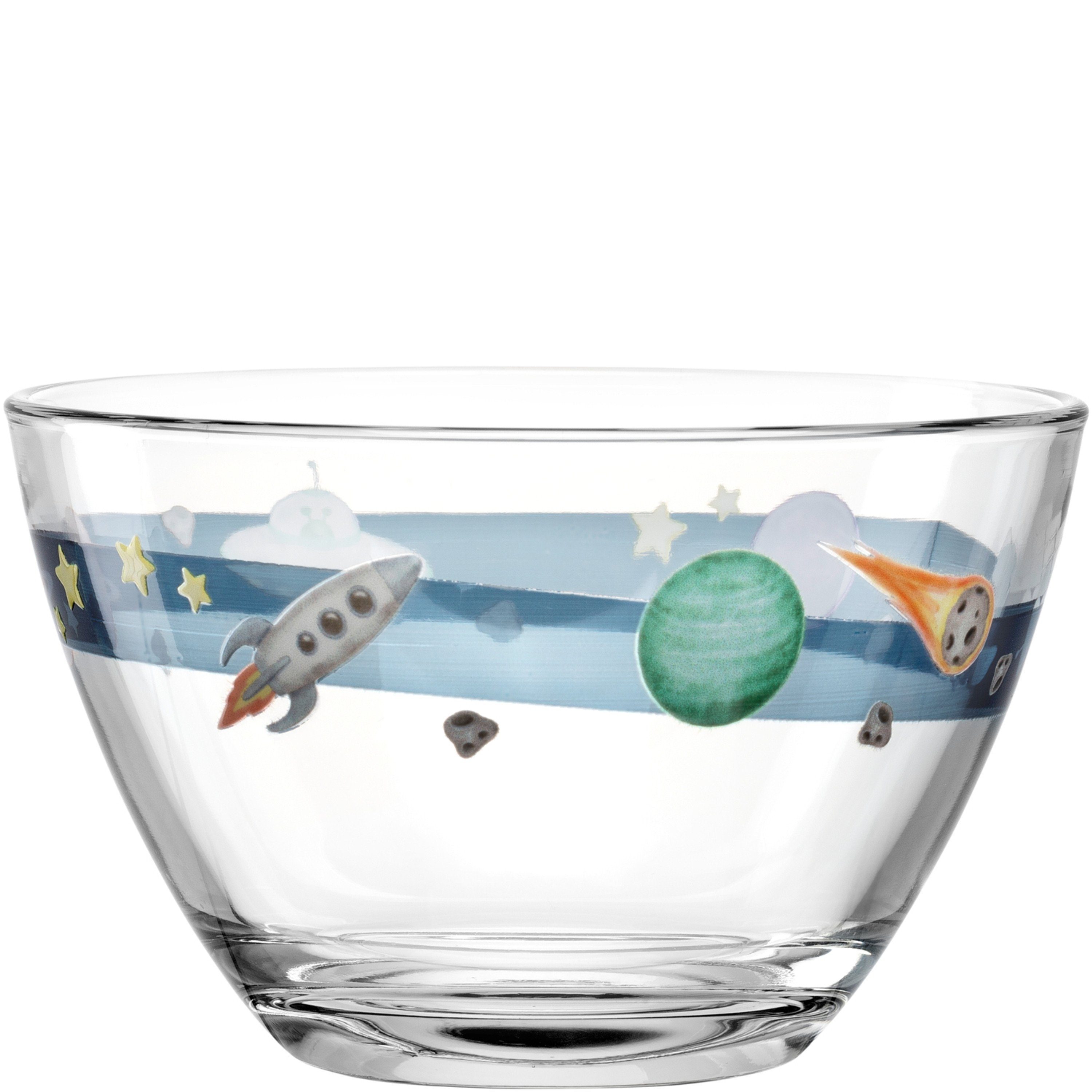 LEONARDO Schale LEONARDO Bowl / Glasschale Weltall, Durchmesser 12 cm,  mehrfarbig, Glas, (1-tlg), Spülmaschinengeeignet