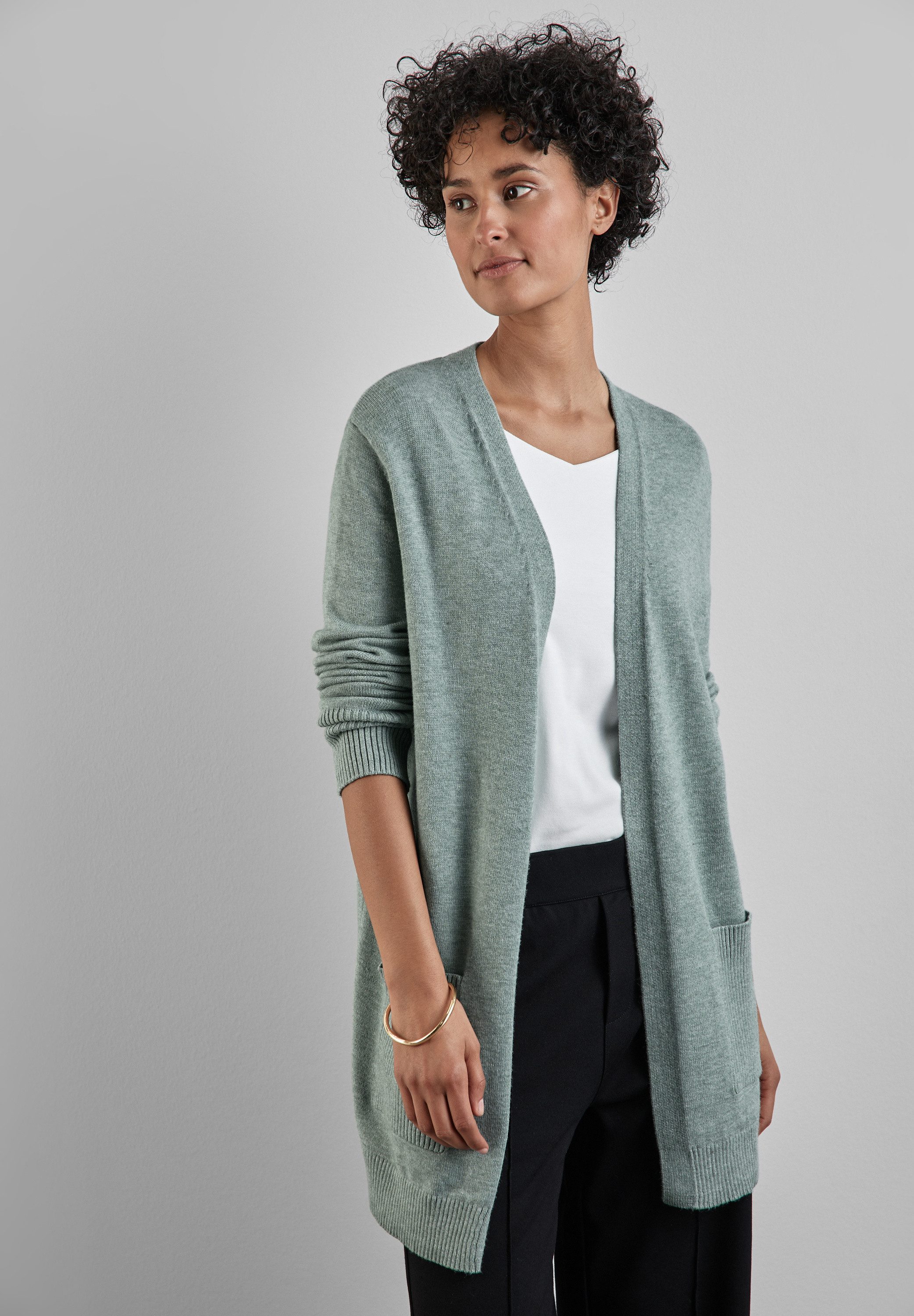 STREET ONE Cardigan mit aufgenähten Taschen