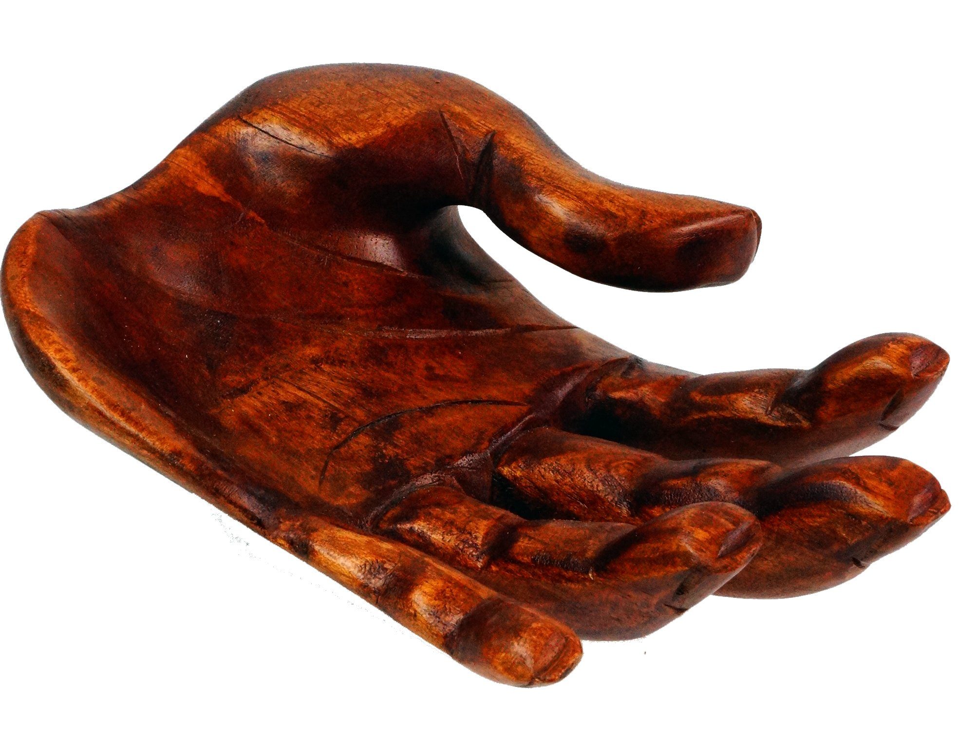 Guru-Shop Dekoschale Obstschale aus Holz, geschnitzte günstig online kaufen