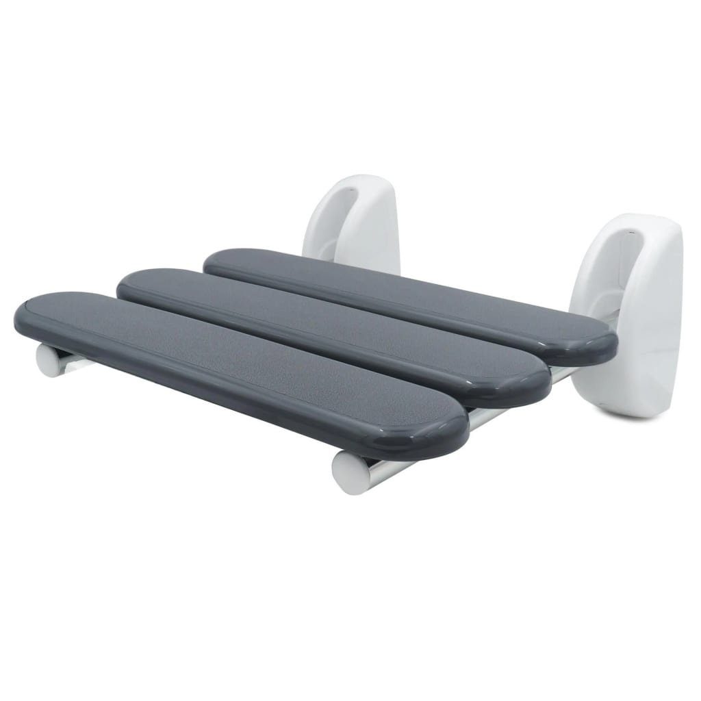 Ridder Duschhocker Duschklappsitz Pro Grau