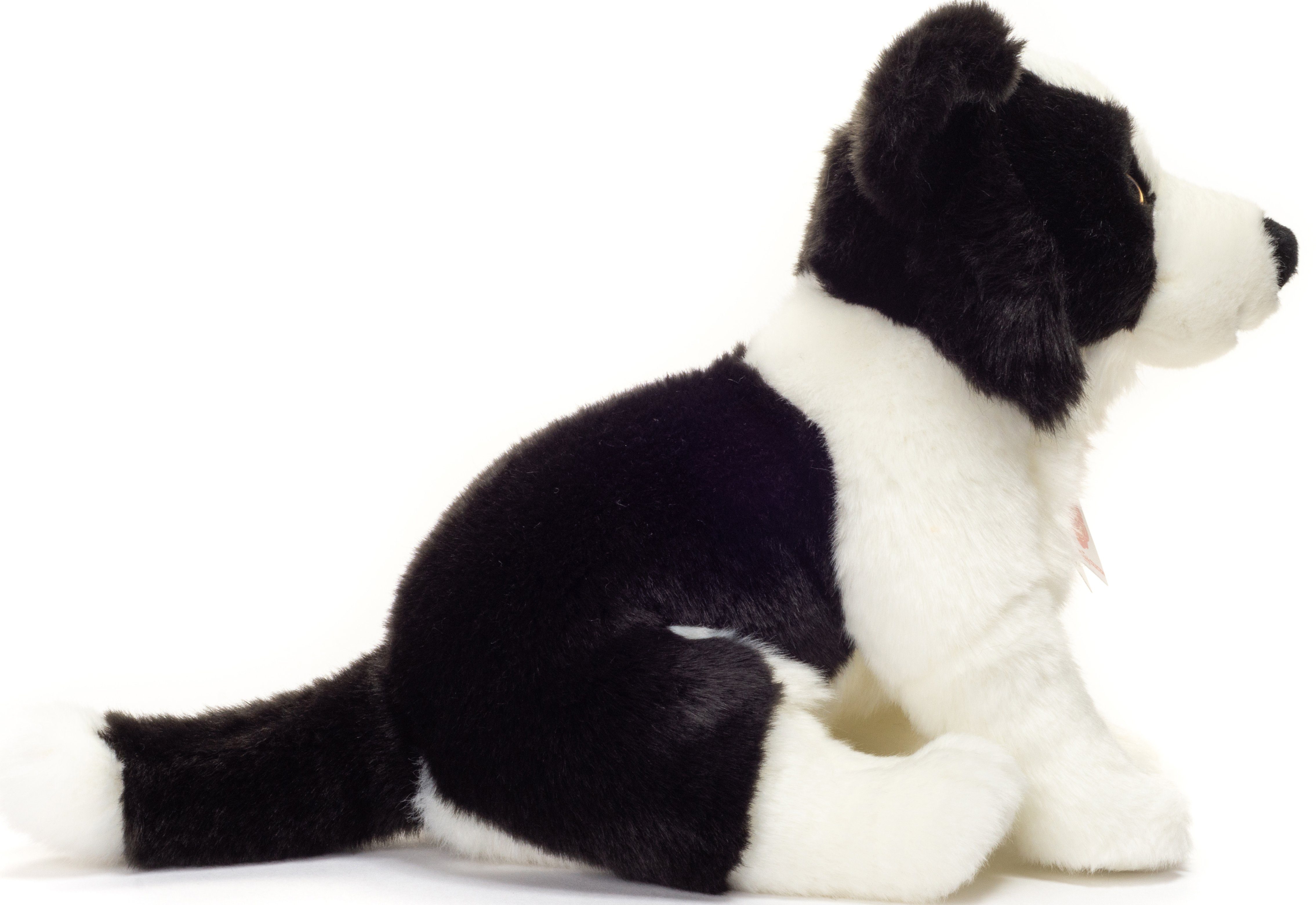 Teddy Hermann® Kuscheltier Border Collie Welpe sitzend 25 cm, zum Teil aus recyceltem Material
