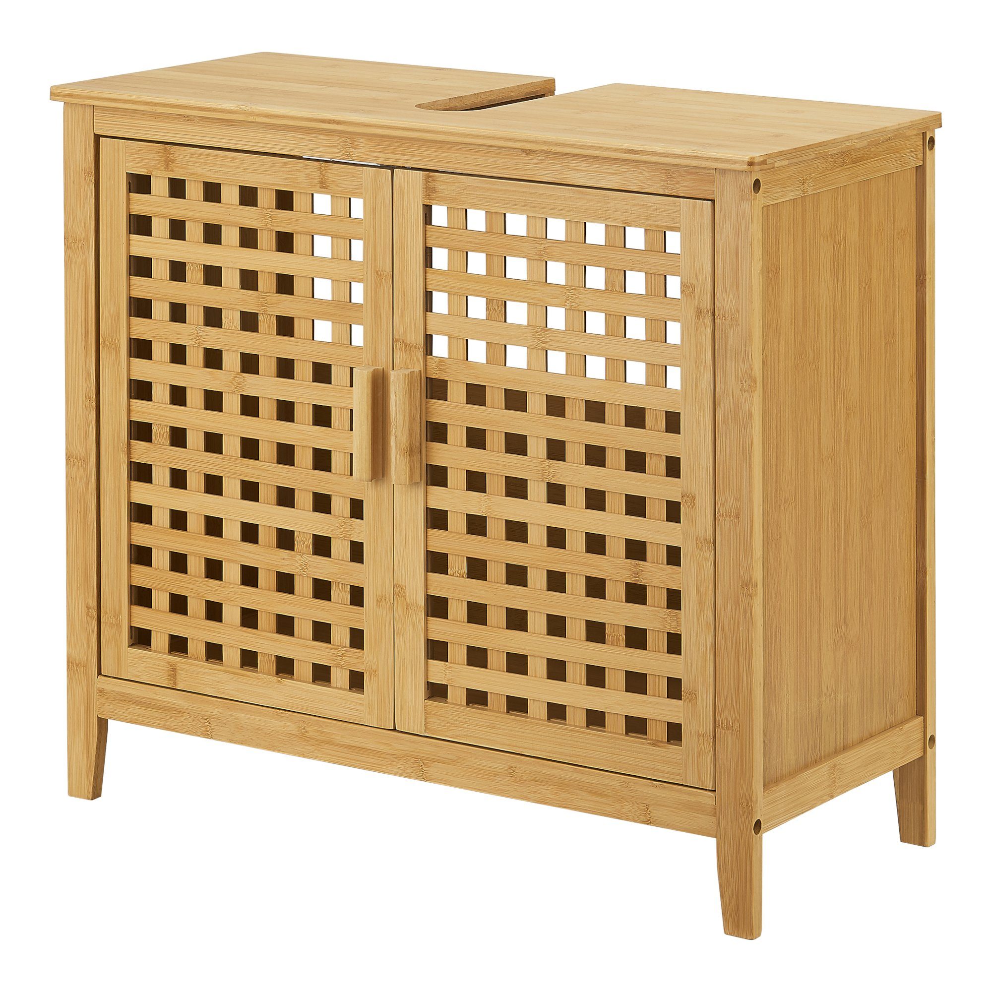 en.casa Waschbeckenunterschrank »Ingarsmö« 2 Türe 60 günstig online kaufen