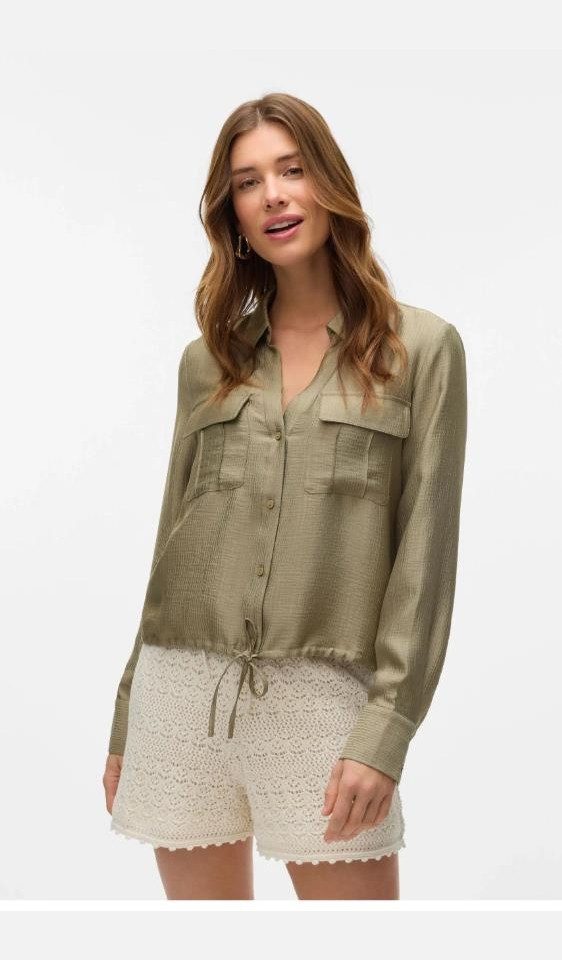 Vero Moda Blusentop VMTOMA LS TIE SHIRT WVN günstig online kaufen