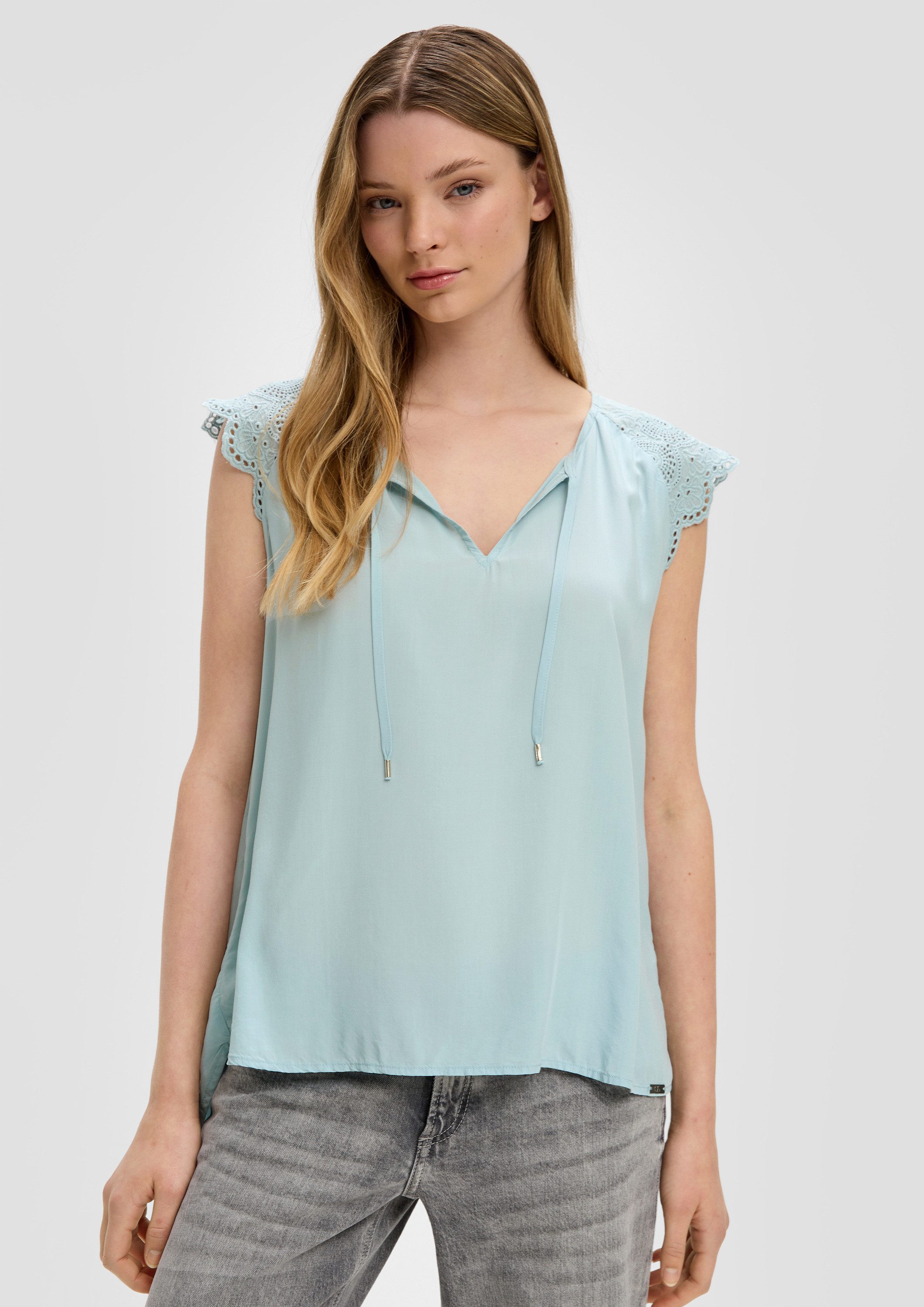 Kurzarmbluse Bluse