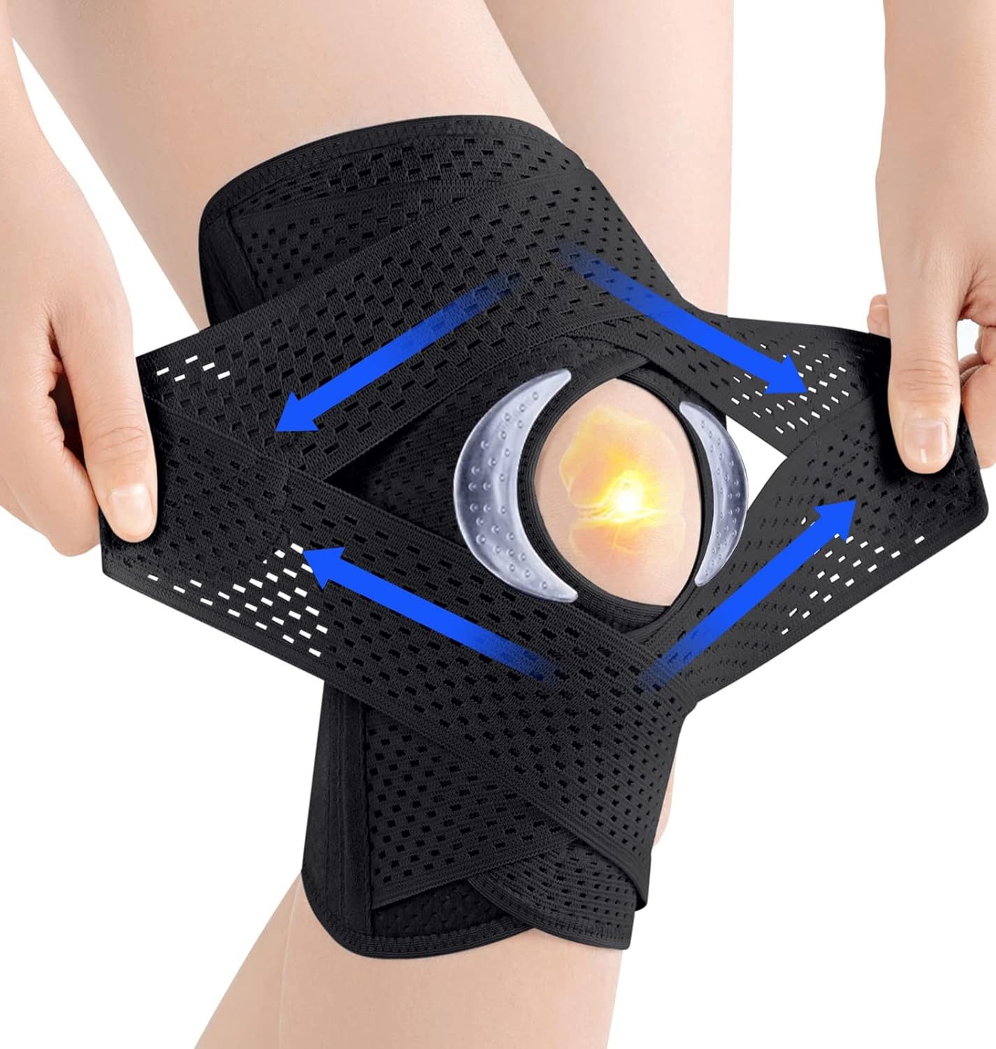Kniebandage Kniebandage Sport Knieschutz Verstellbare für Meniskusriss Arthritis