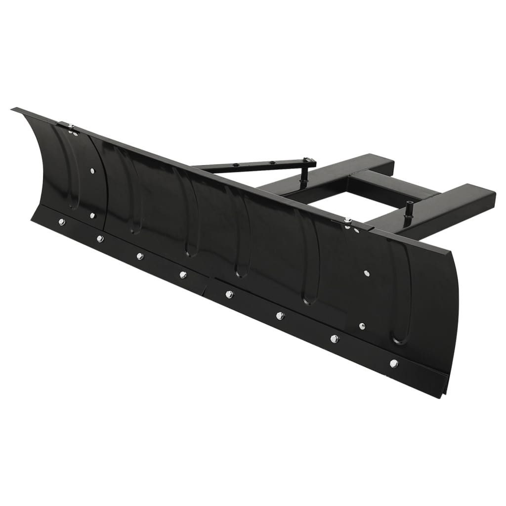 vidaXL Schneeschieber Schneeschild für Gabelstapler 150x38 cm Schwarz Schneeschieber
