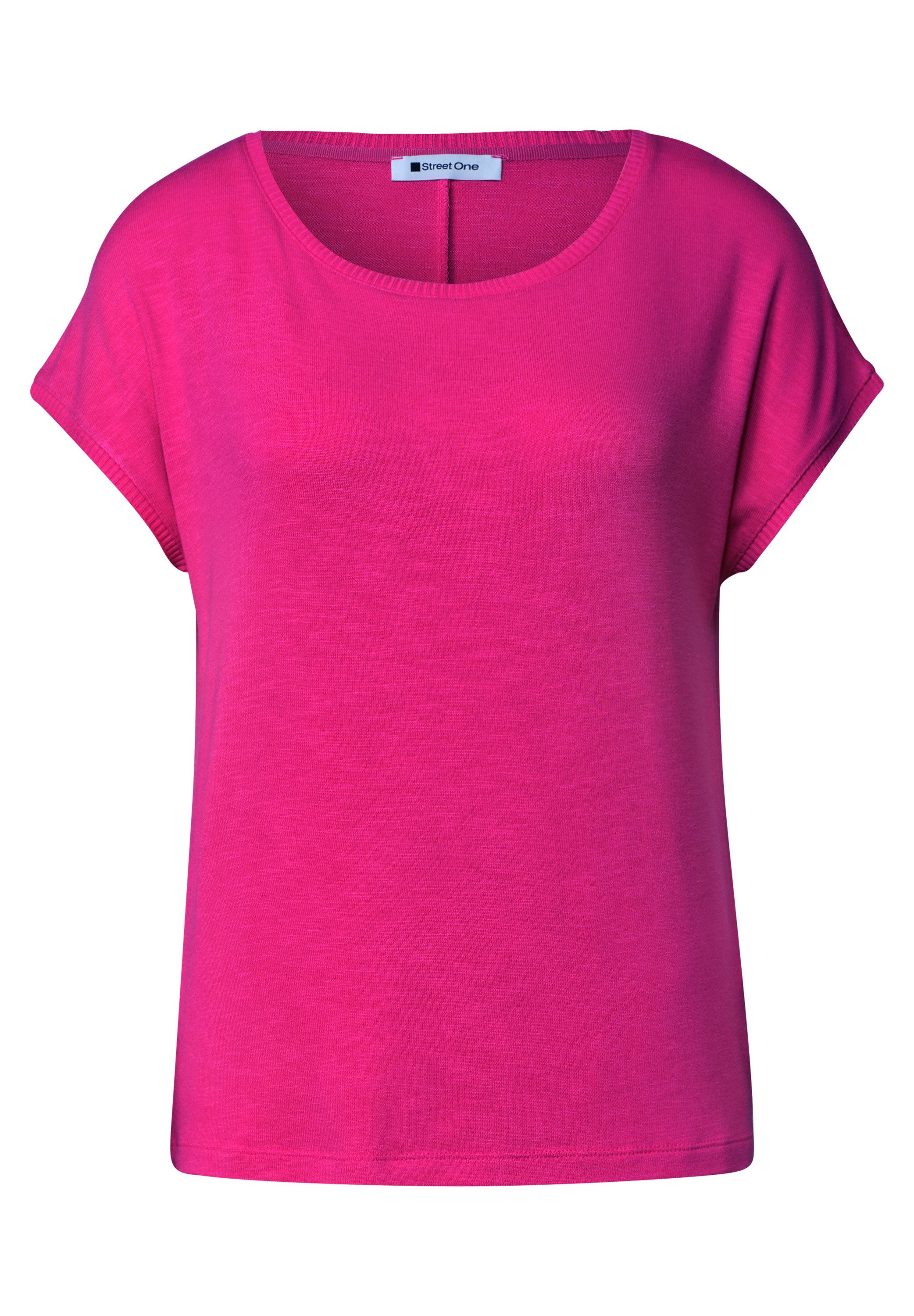 STREET ONE T-Shirt in Unifarbe – Bild 4 von 5