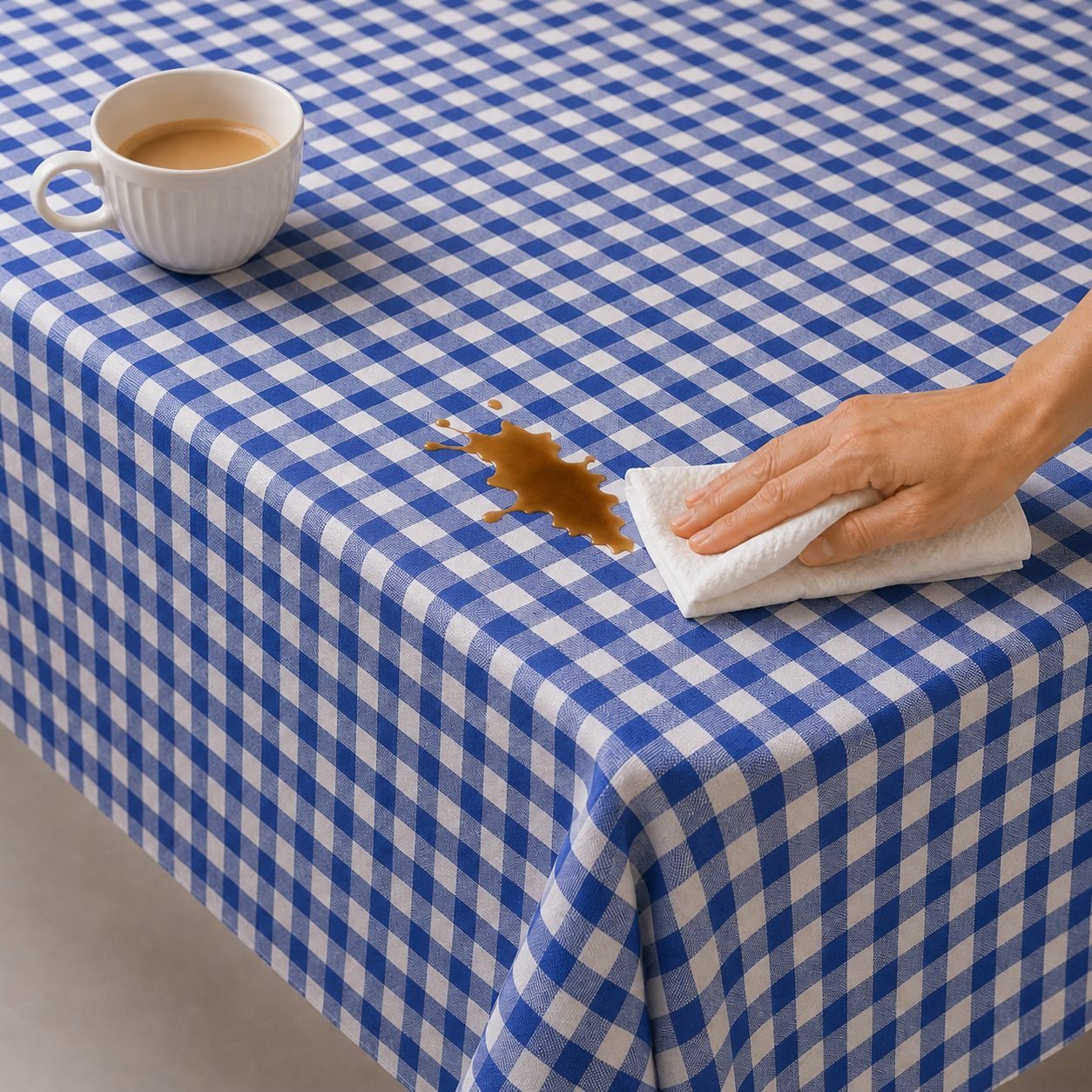 texpot Tischdecke Wachstuch kariert Landhaus Bauernkaro (1-tlg)