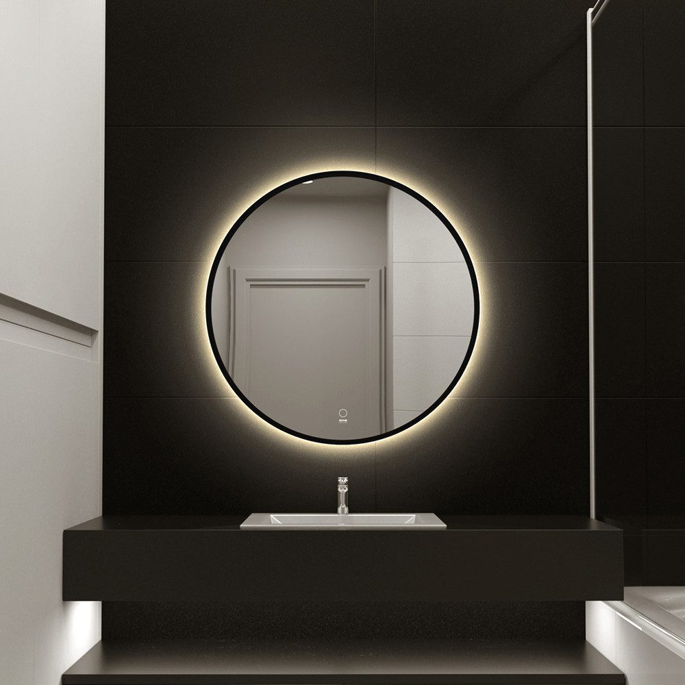 HOME DELUXE Badspiegel LED-Spiegel Rund DUBI günstig online kaufen